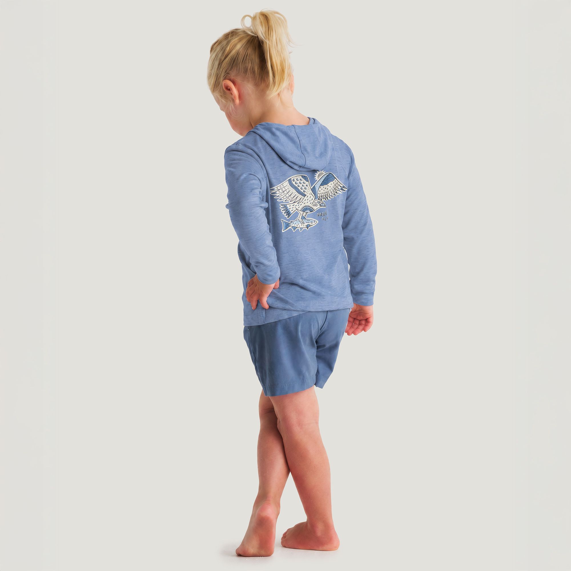 Free Fly Little Kids' Bamboo Shade Graphic Hoodie product image