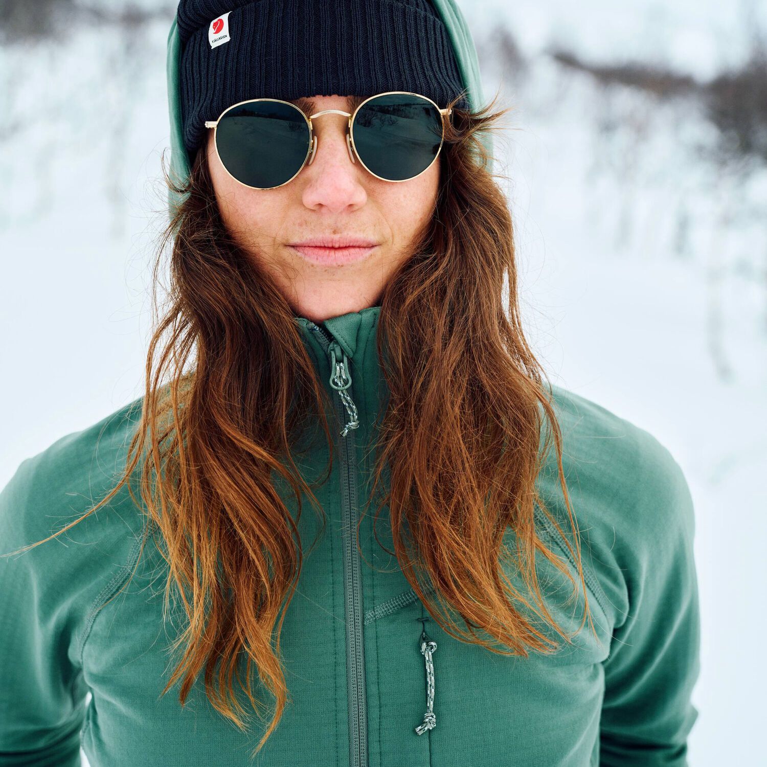 Fjallraven Women's Abisko Grid Fleece Hoodie product image