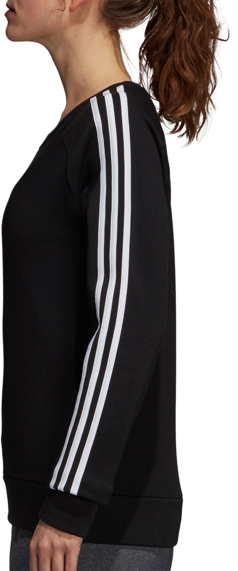 adidas Women's Essentials 3-Stripes Crewneck Sweatshirt product image