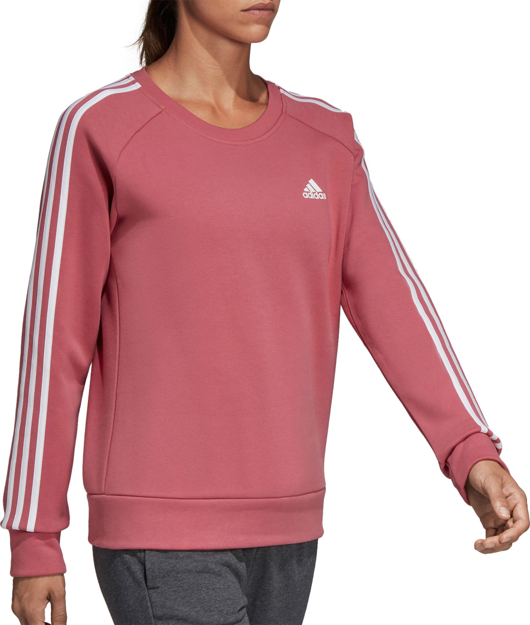 adidas Women's Essentials 3-Stripes Crewneck Sweatshirt product image