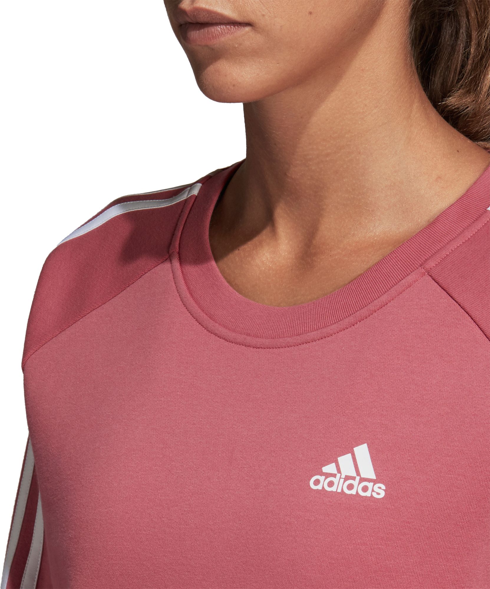 adidas Women's Essentials 3-Stripes Crewneck Sweatshirt product image