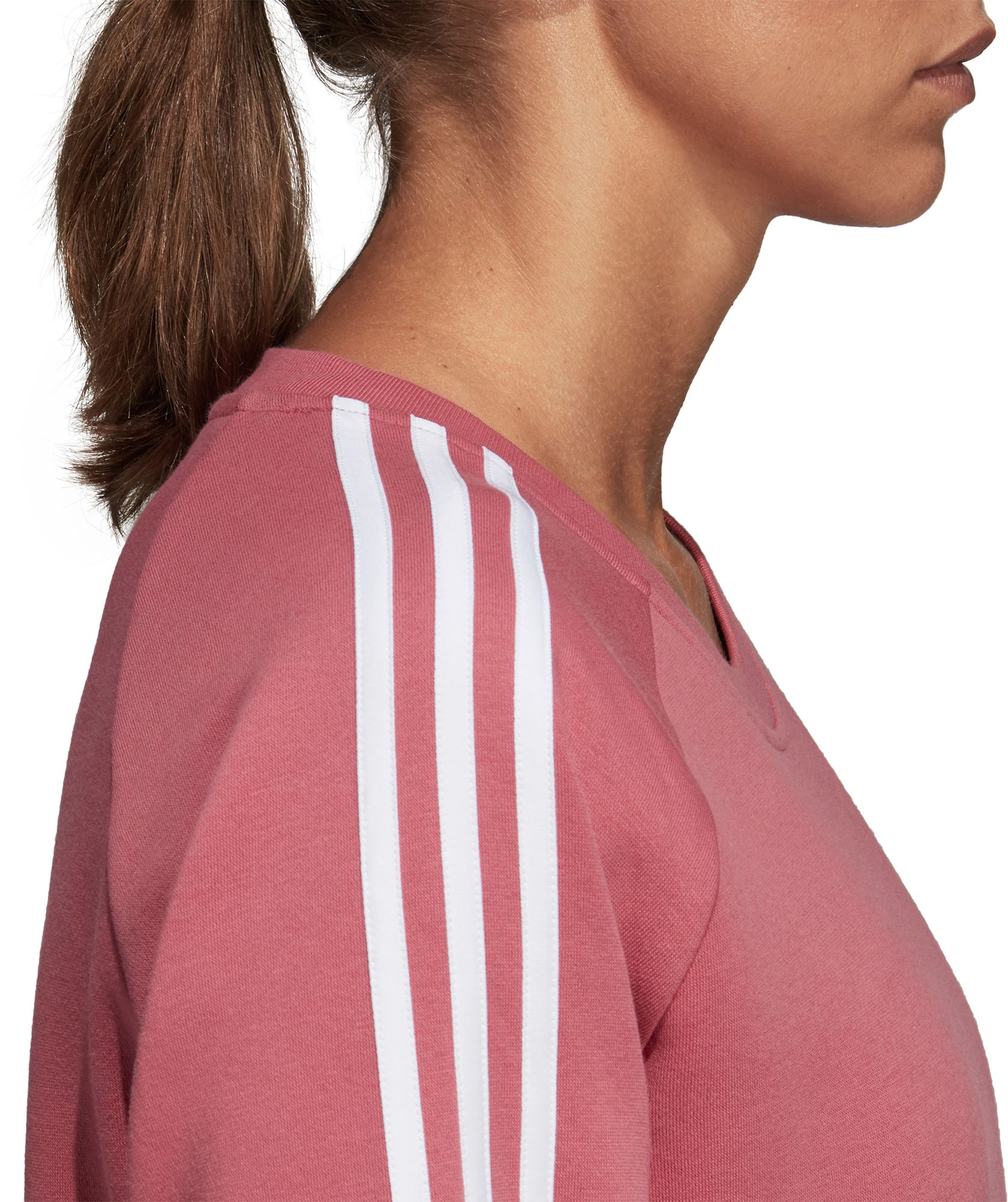 adidas Women's Essentials 3-Stripes Crewneck Sweatshirt product image