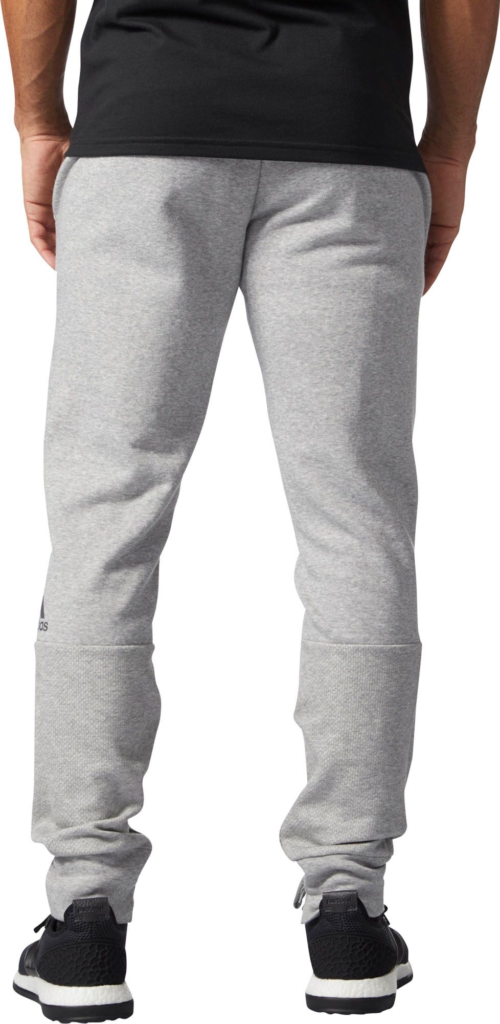 adidas men's post game fleece tapered pants