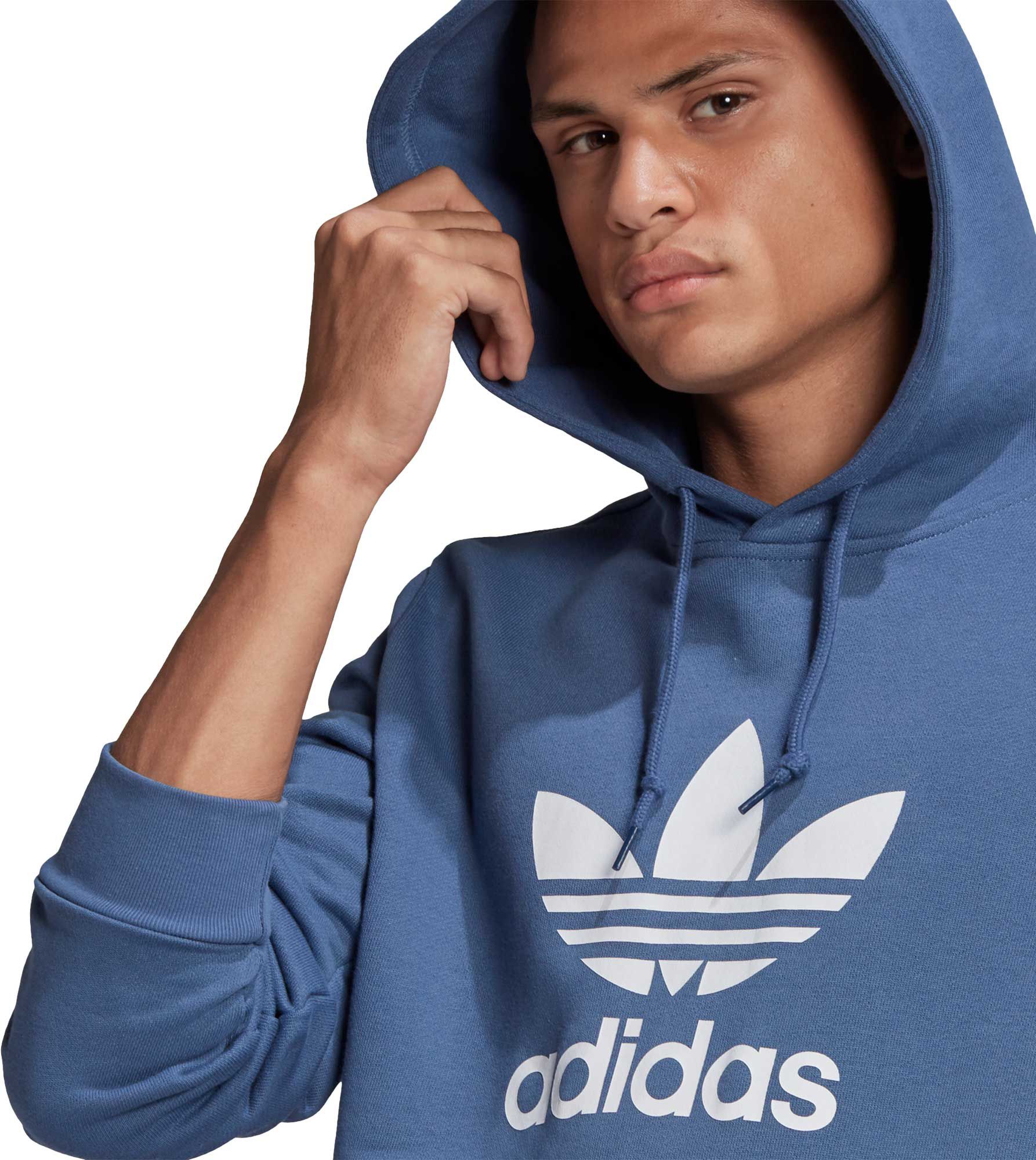 men's adidas trefoil hoodie