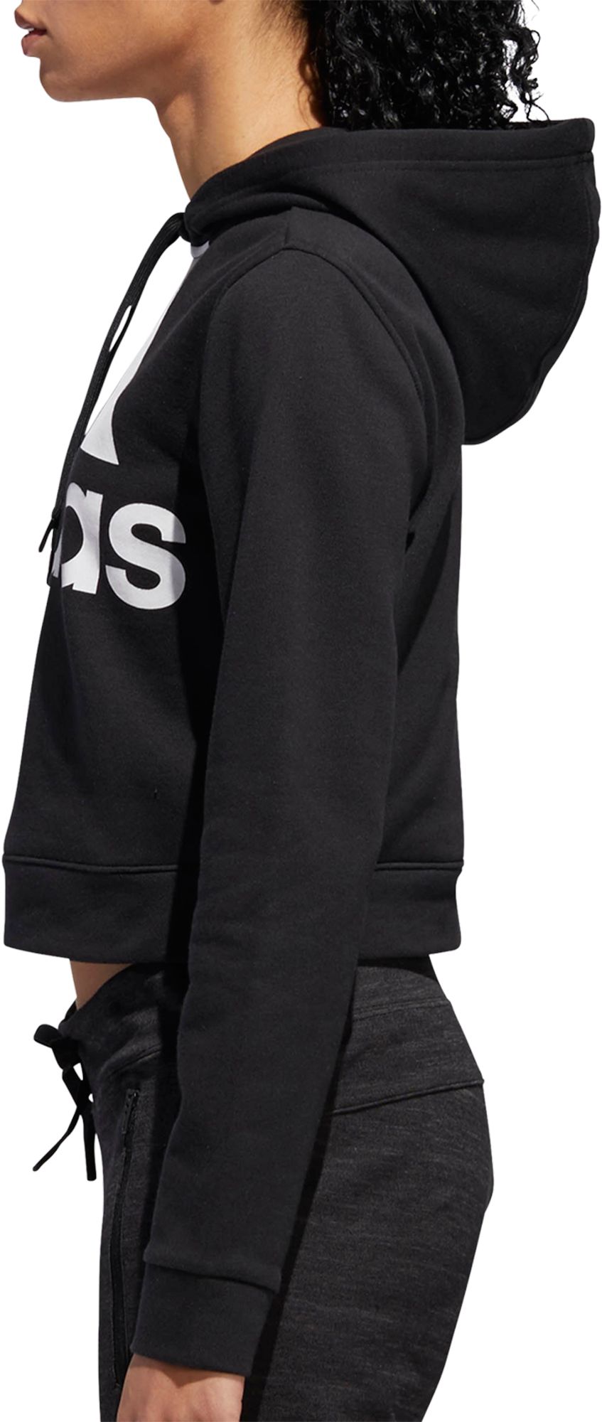 adidas Women's Cropped French Terry Hoodie product image