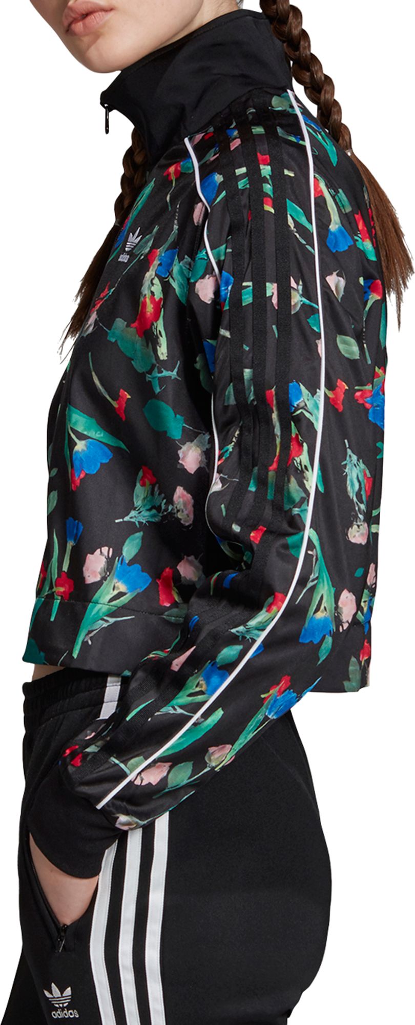 adidas originals women's bellista floral track jacket