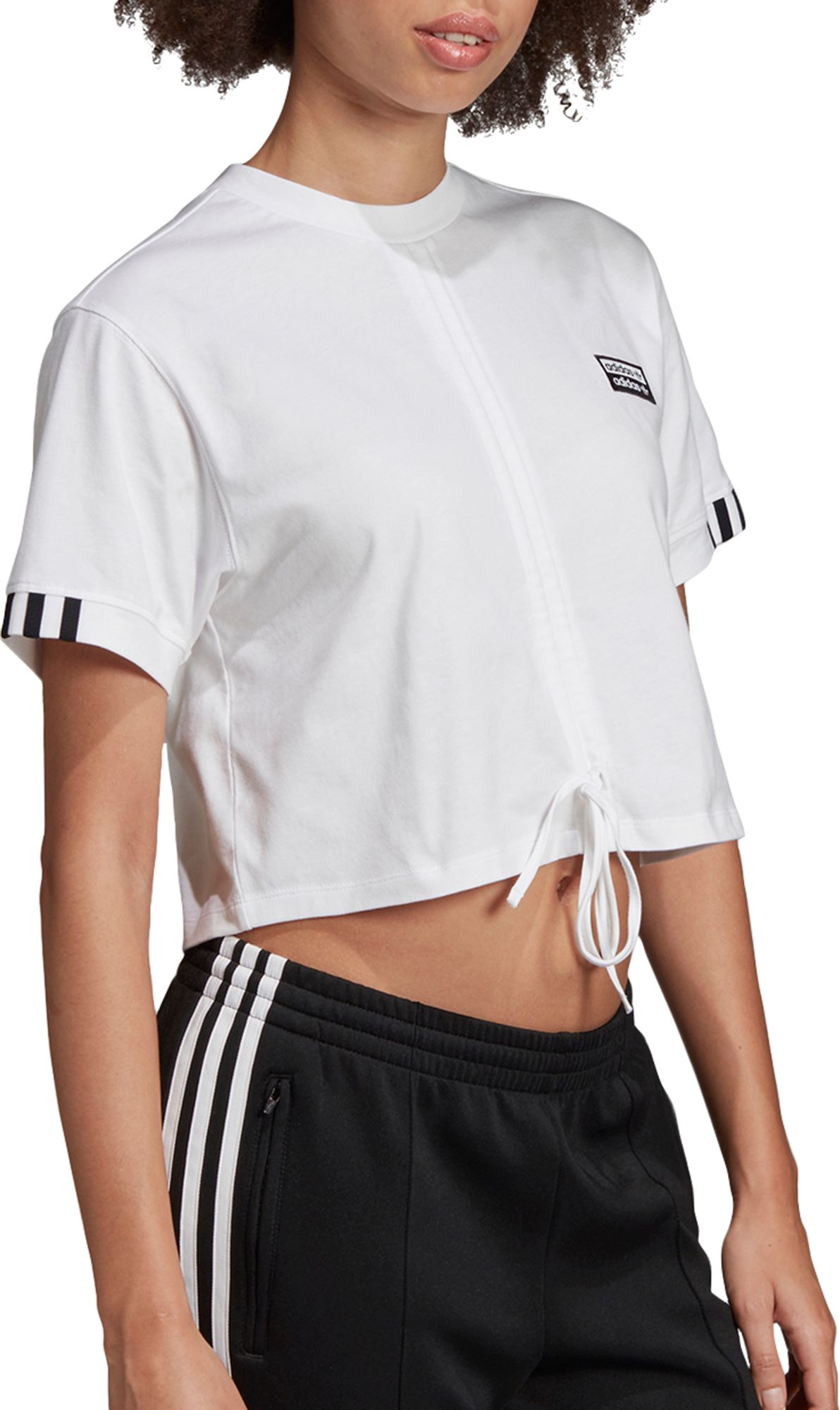 adidas ruched tee