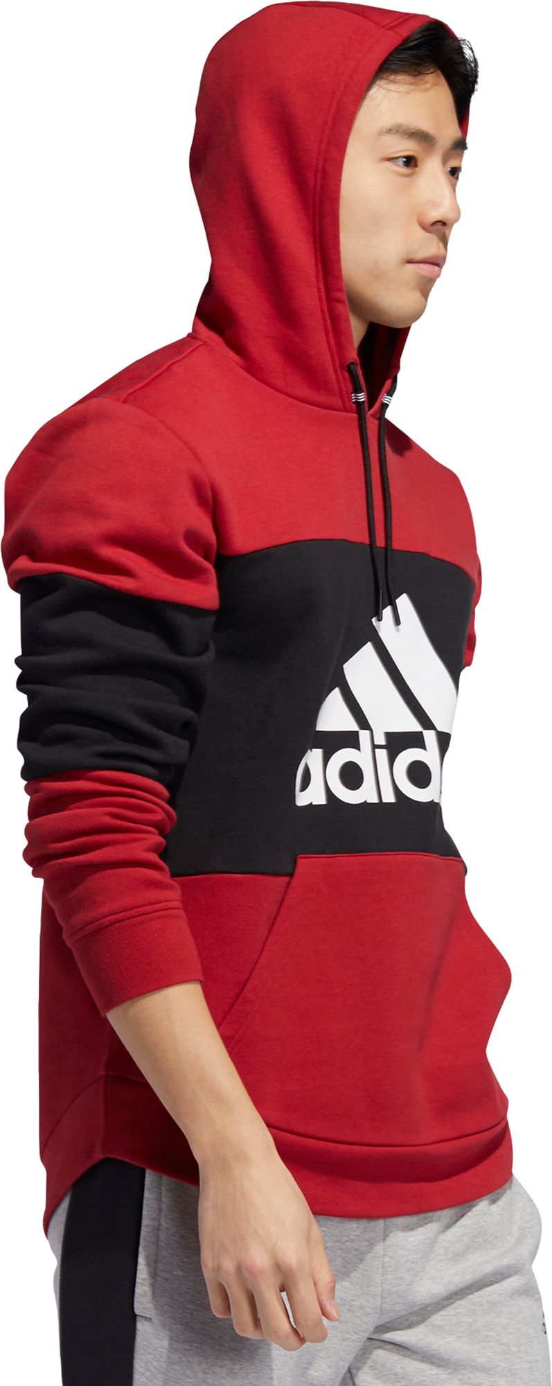 adidas men's post game fleece hoodie