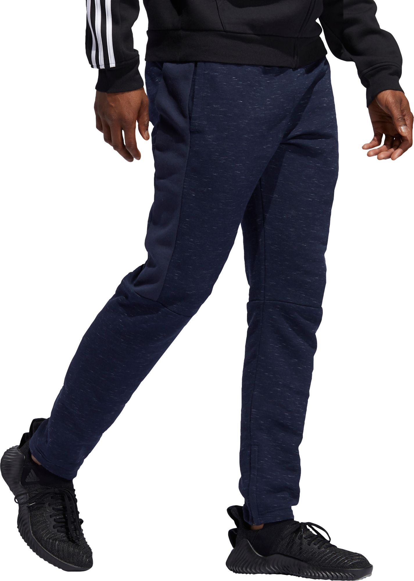 adidas men's post game fleece tapered pants