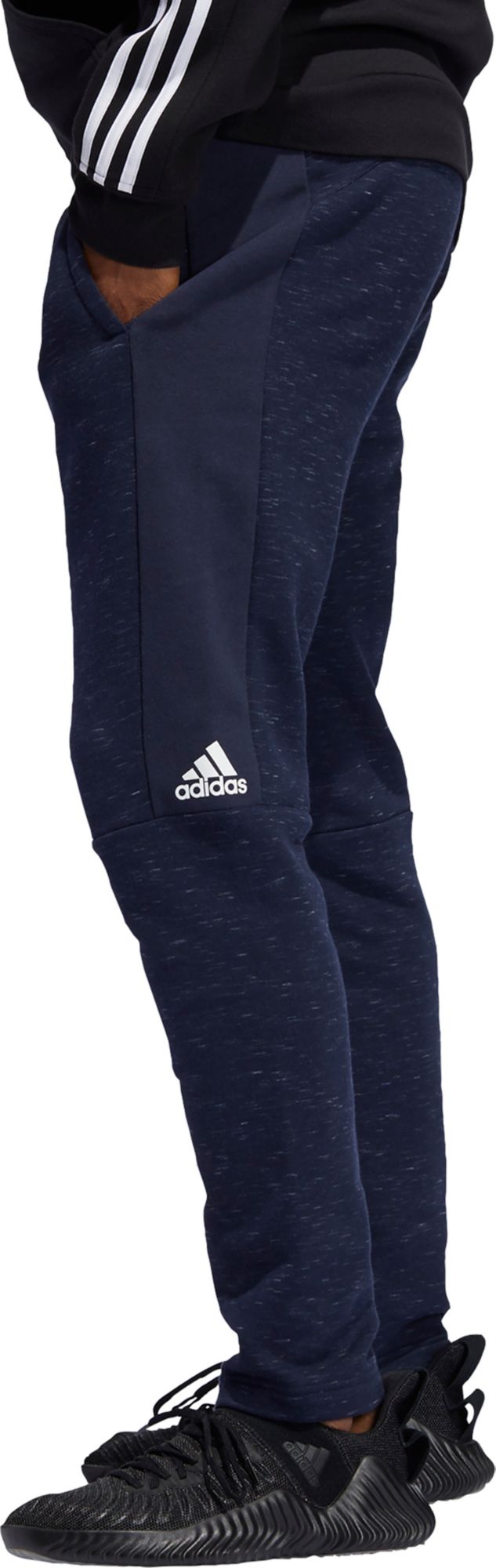 adidas men's post game fleece pants