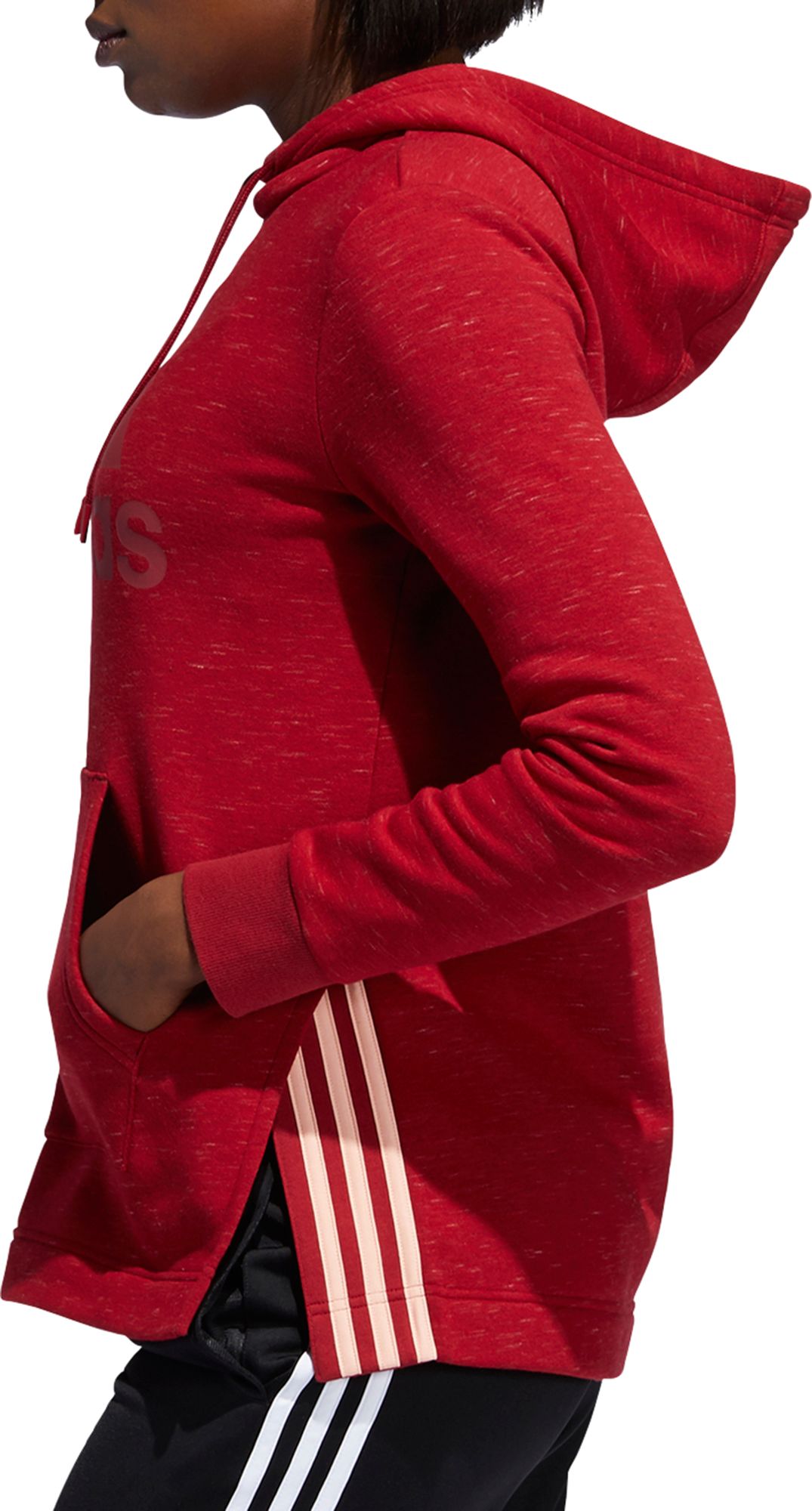 adidas women's badge of sport post game hoodie