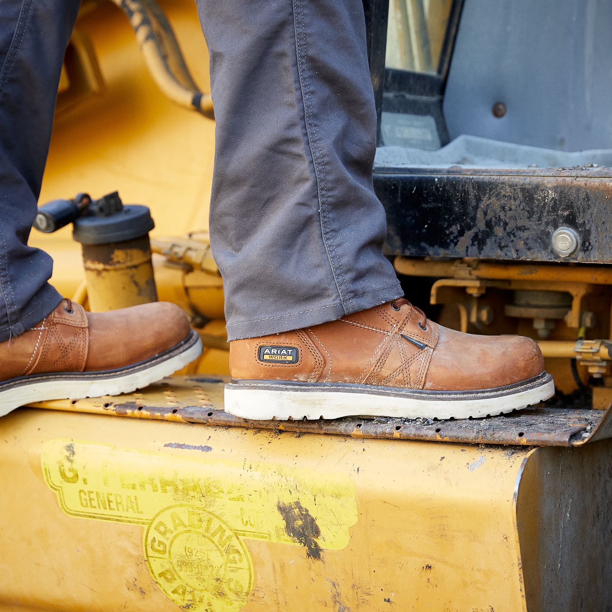 work wedge boots