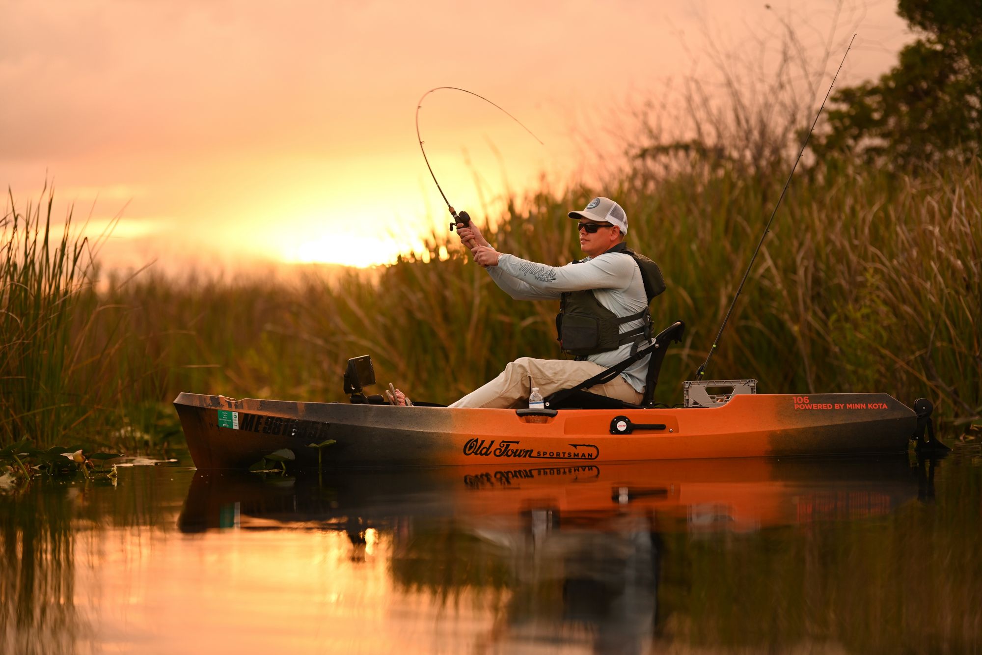 Old Town Sportsman 106 / Minn Kota Motorized Kayak product image