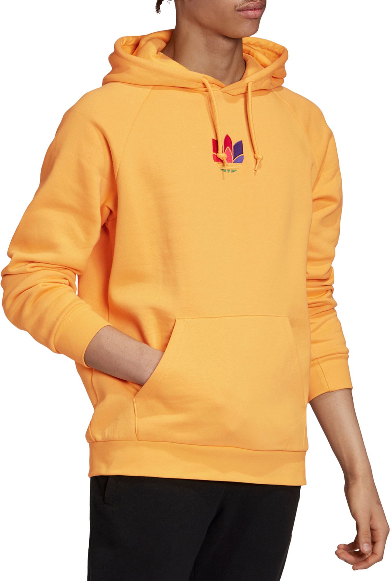 adidas trefoil sweatshirt yellow