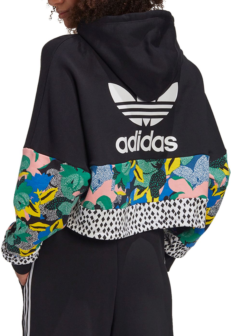 girls adidas crop hoodie