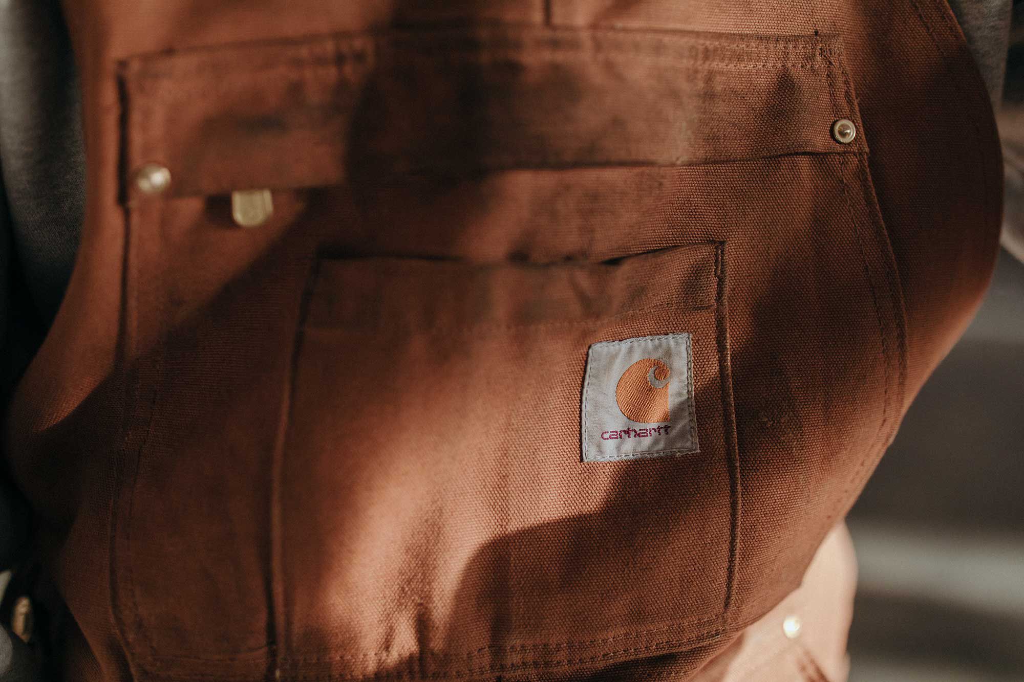 Carhartt Men's Loose Fit Firm Duck Insulated Bib Overalls product image