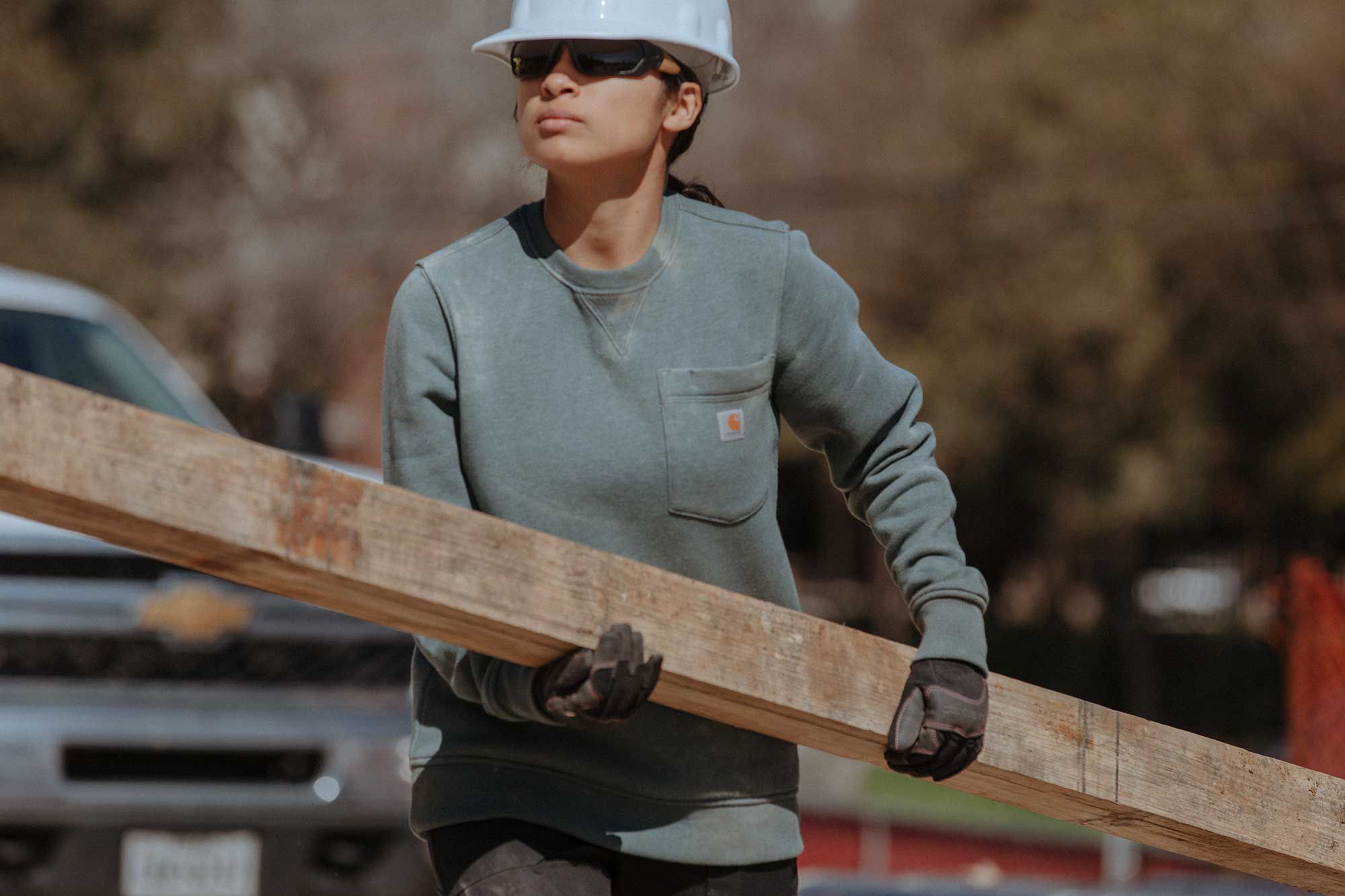 Carhartt Women's Clarksburg Crewneck Pocket Sweatshirt product image