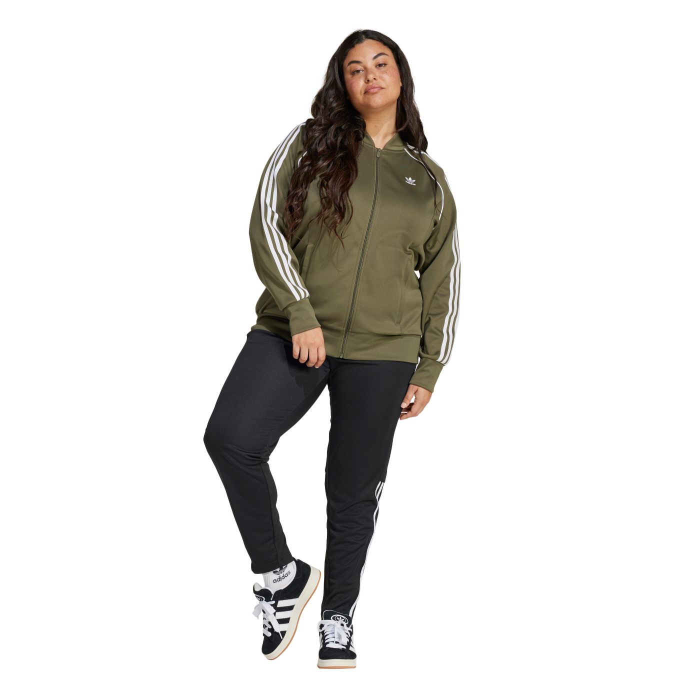 Adidas olive track jacket clearance