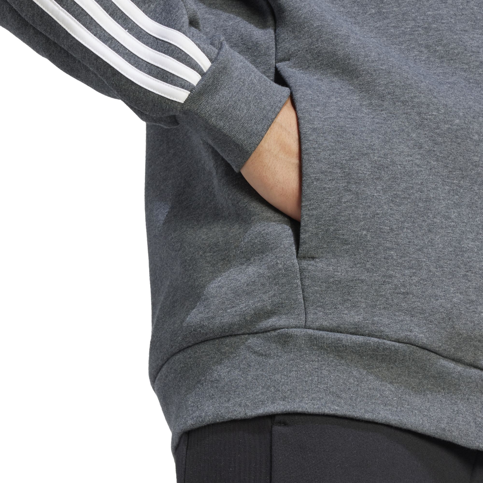 adidas Men's 3-Stripes Full-Zip Hoodie product image