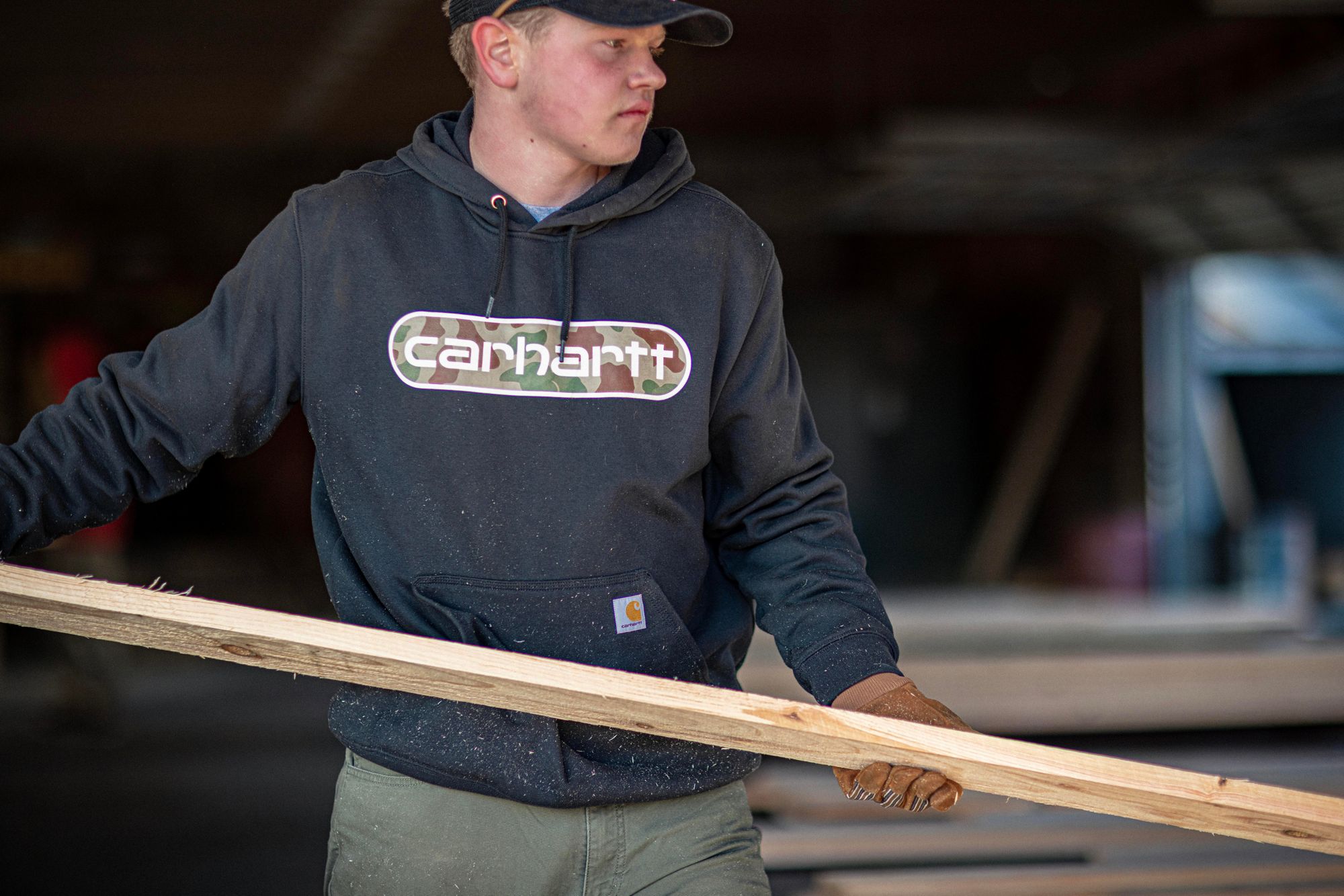 Carhartt Men's Loose Fit Graphic Camo Sweatshirt product image