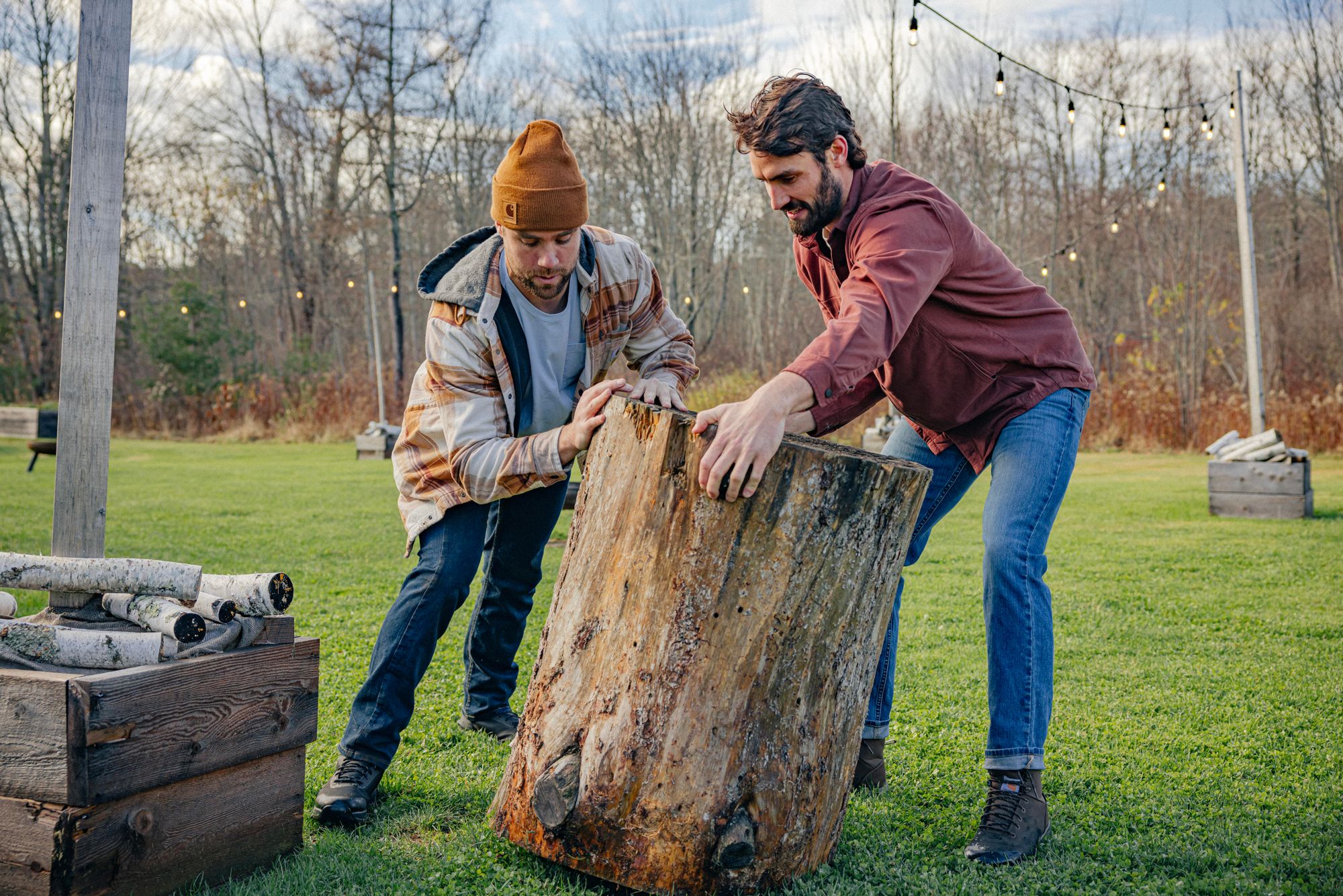 Carhartt Men's Flannel Hooded Shirt Jacket product image