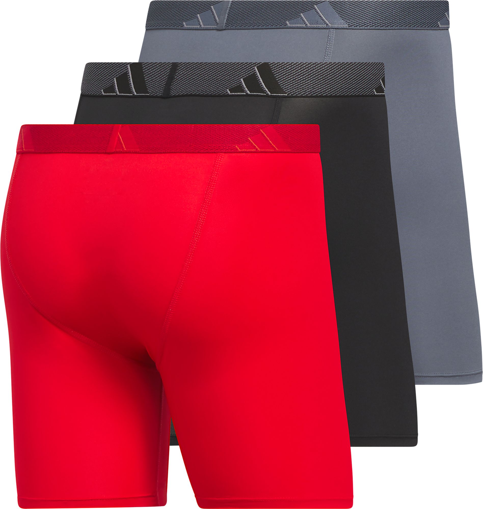 adidas Men's Microfiber Boxer Briefs – 3 Pack product image