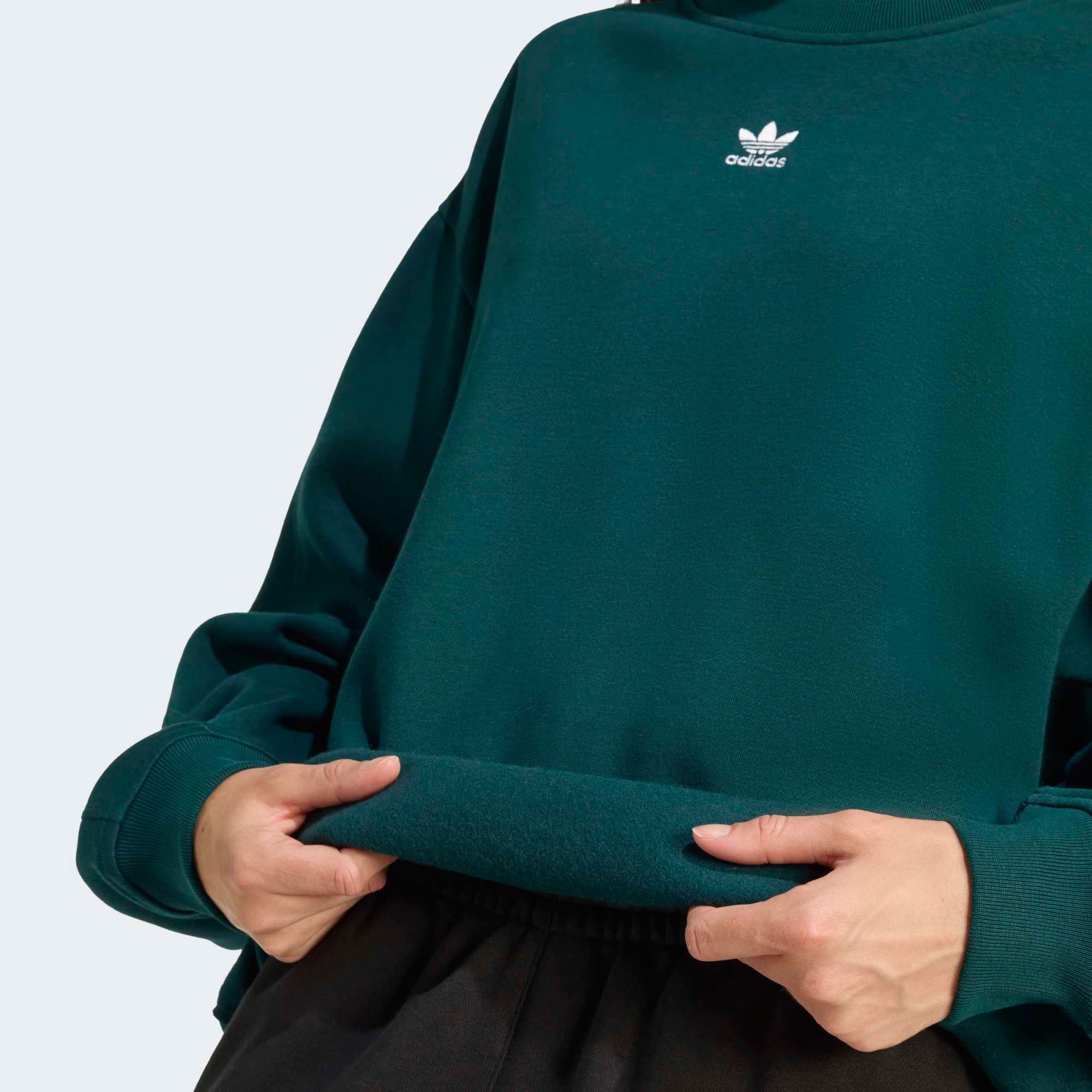 adidas Originals Women's Essentials Fleece Long Oversized Crew Sweatshirt product image