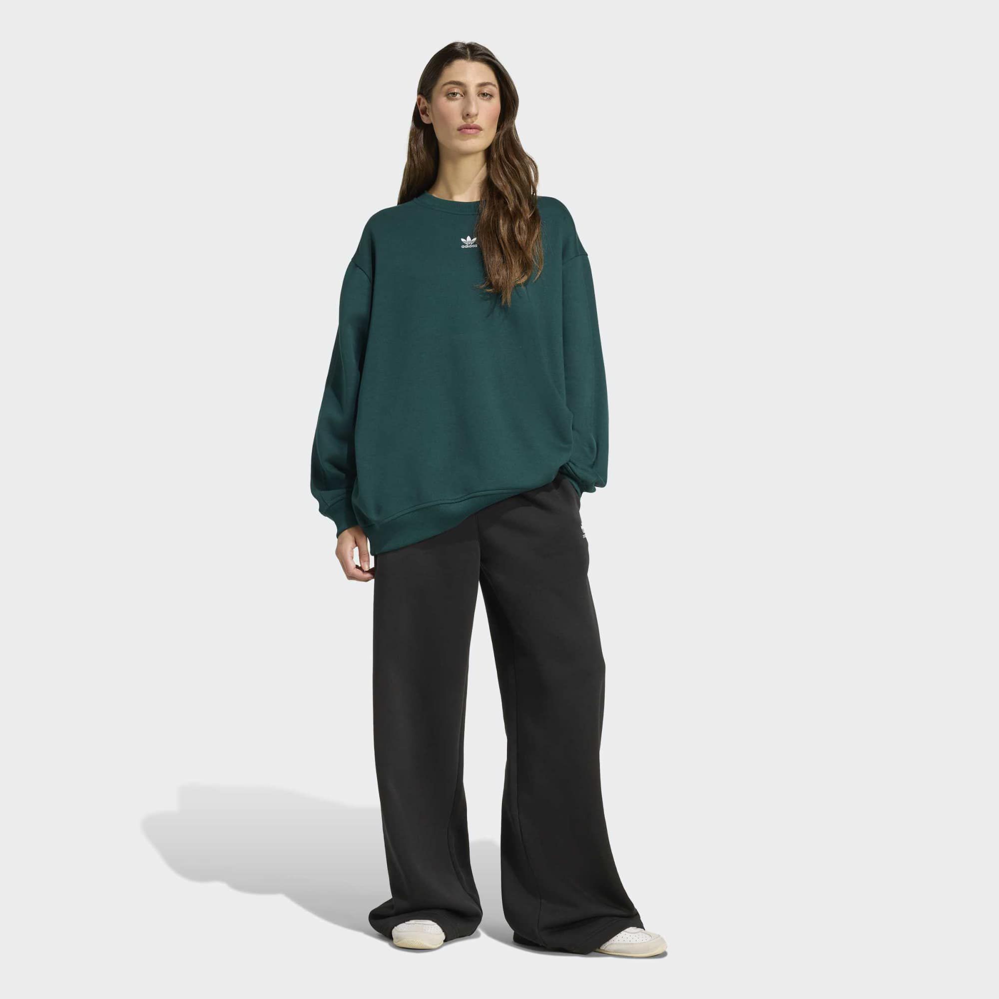 adidas Originals Women's Essentials Fleece Long Oversized Crew Sweatshirt product image