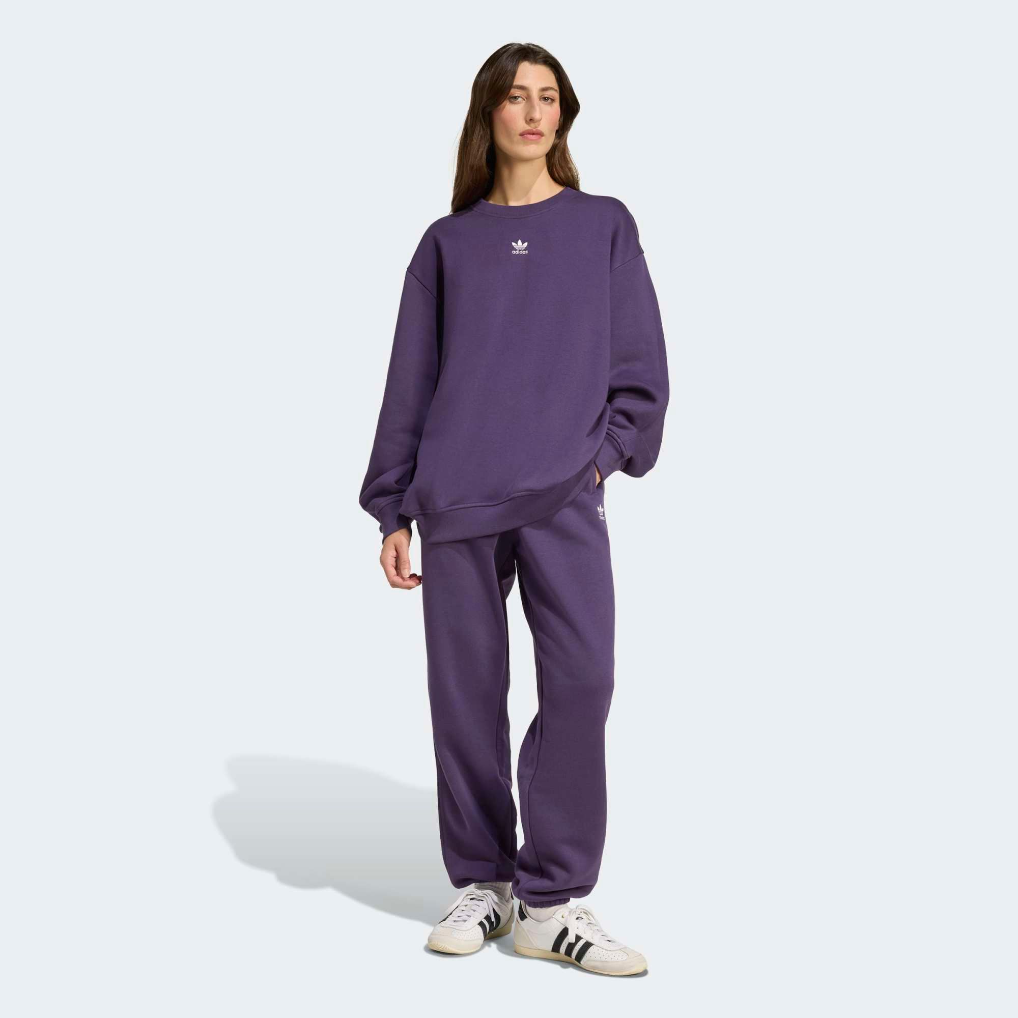 adidas Originals Women's Essentials Fleece Long Oversized Crew Sweatshirt product image