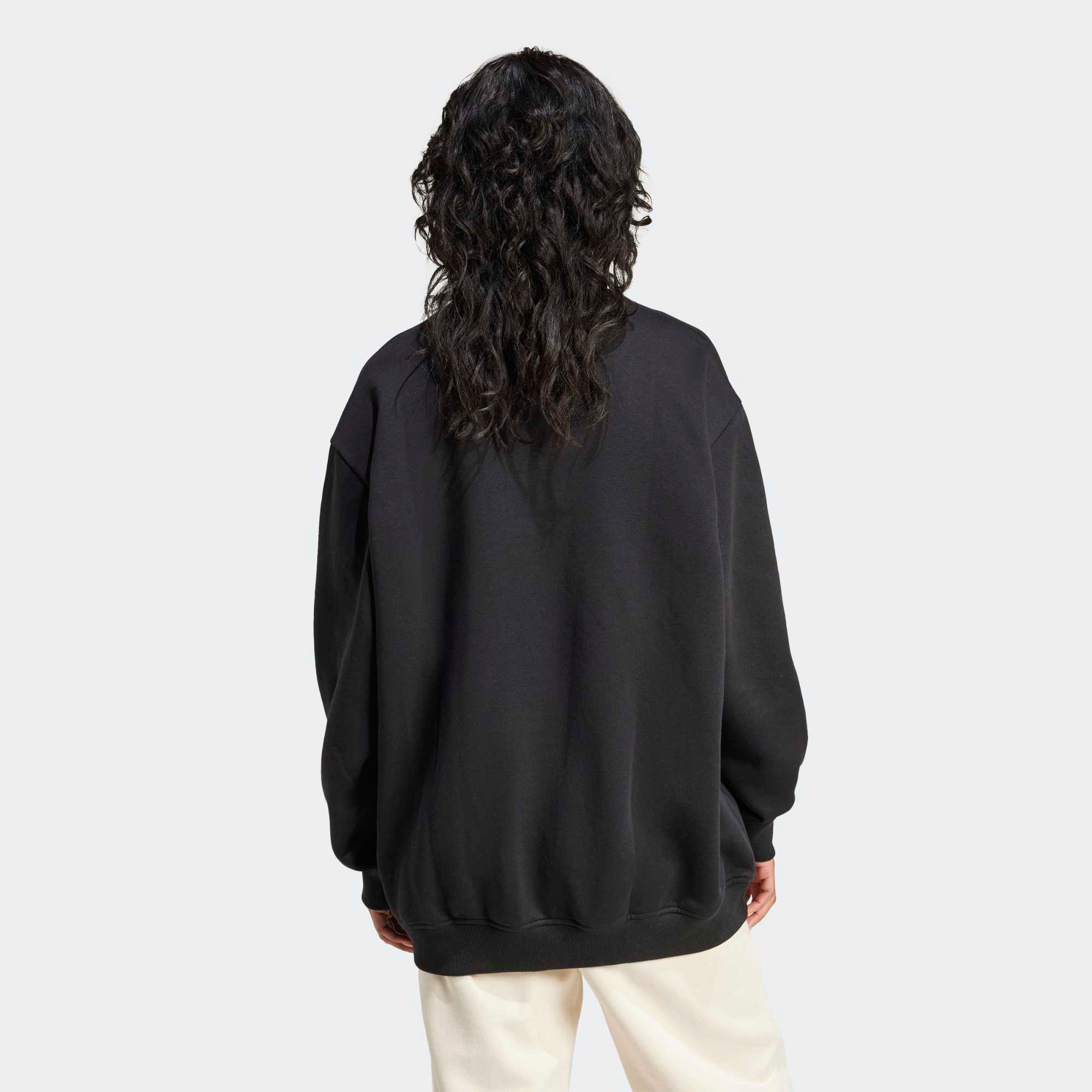 adidas Originals Women's Essentials Fleece Long Oversized Crew Sweatshirt product image