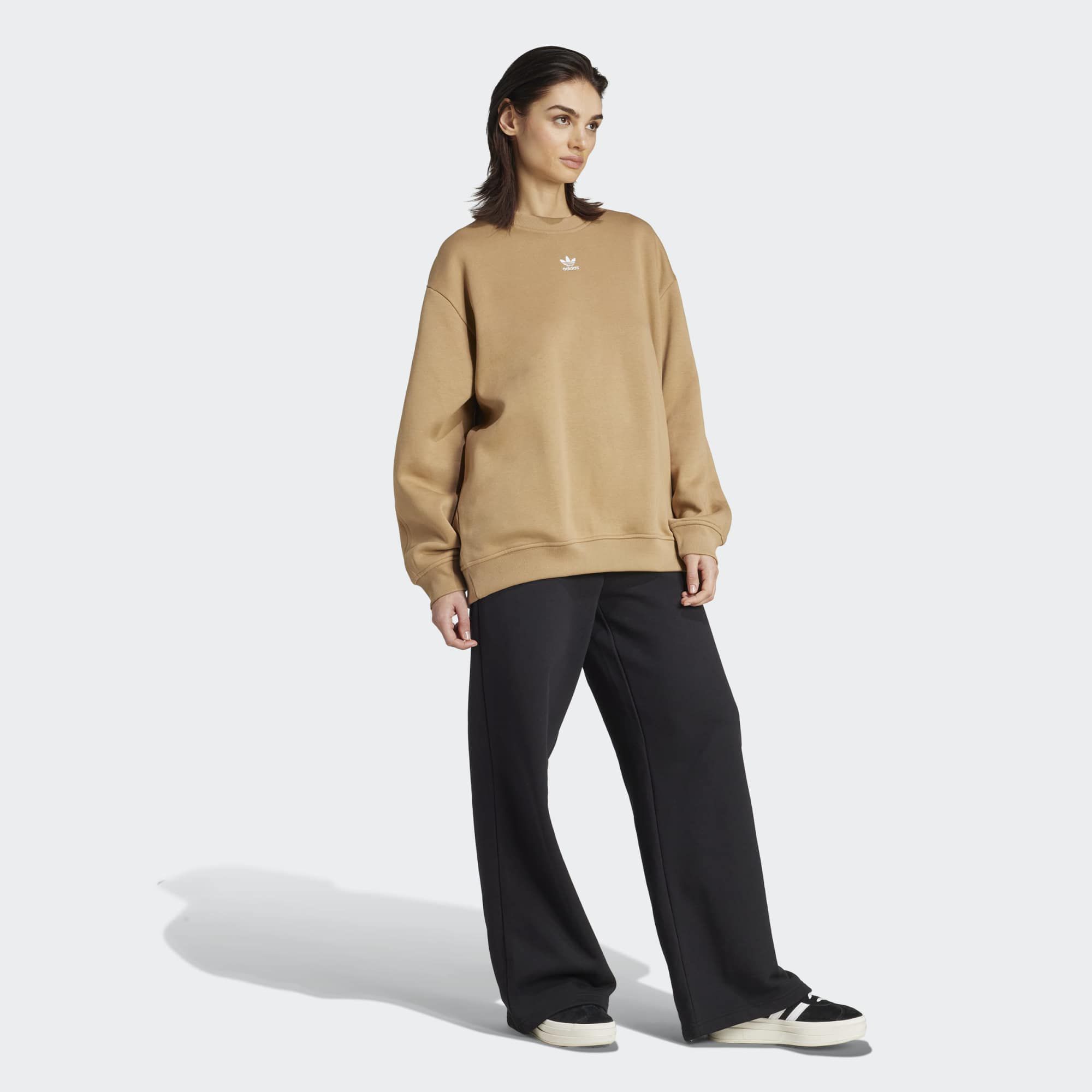 adidas Originals Women's Essentials Fleece Long Oversized Crew Sweatshirt product image