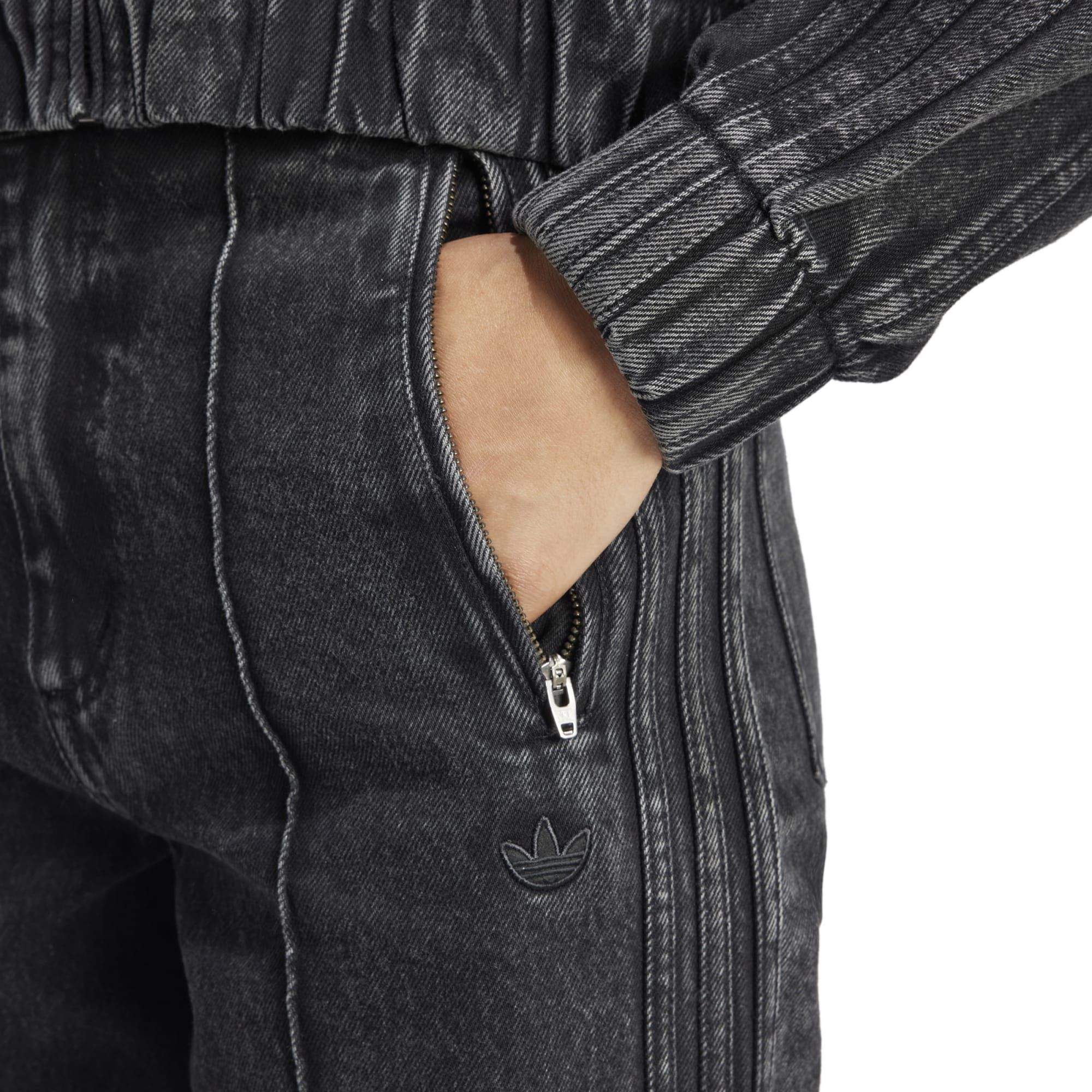 adidas Originals Women's Premium Essentials Denim Straight Leg Pants product image