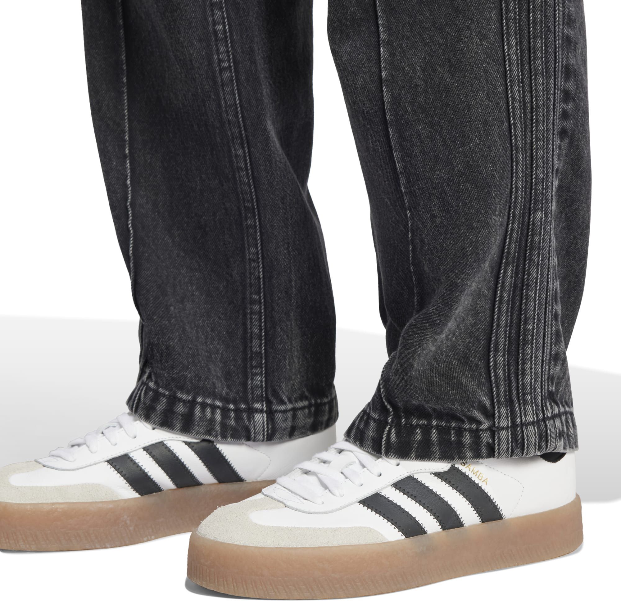 adidas Originals Women's Premium Essentials Denim Straight Leg Pants product image