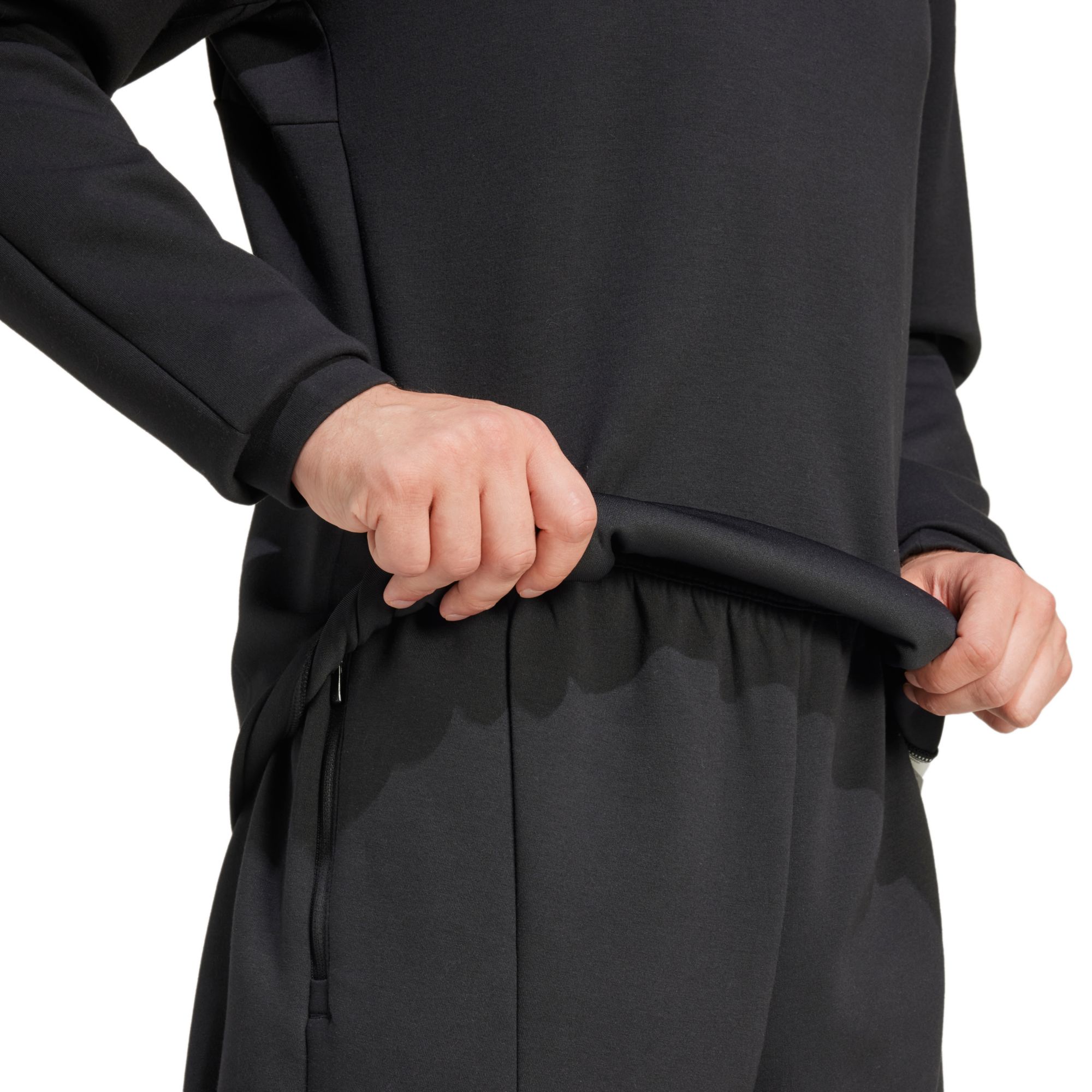 adidas Men's Designed For Training Knit Crewneck Sweatshirt product image