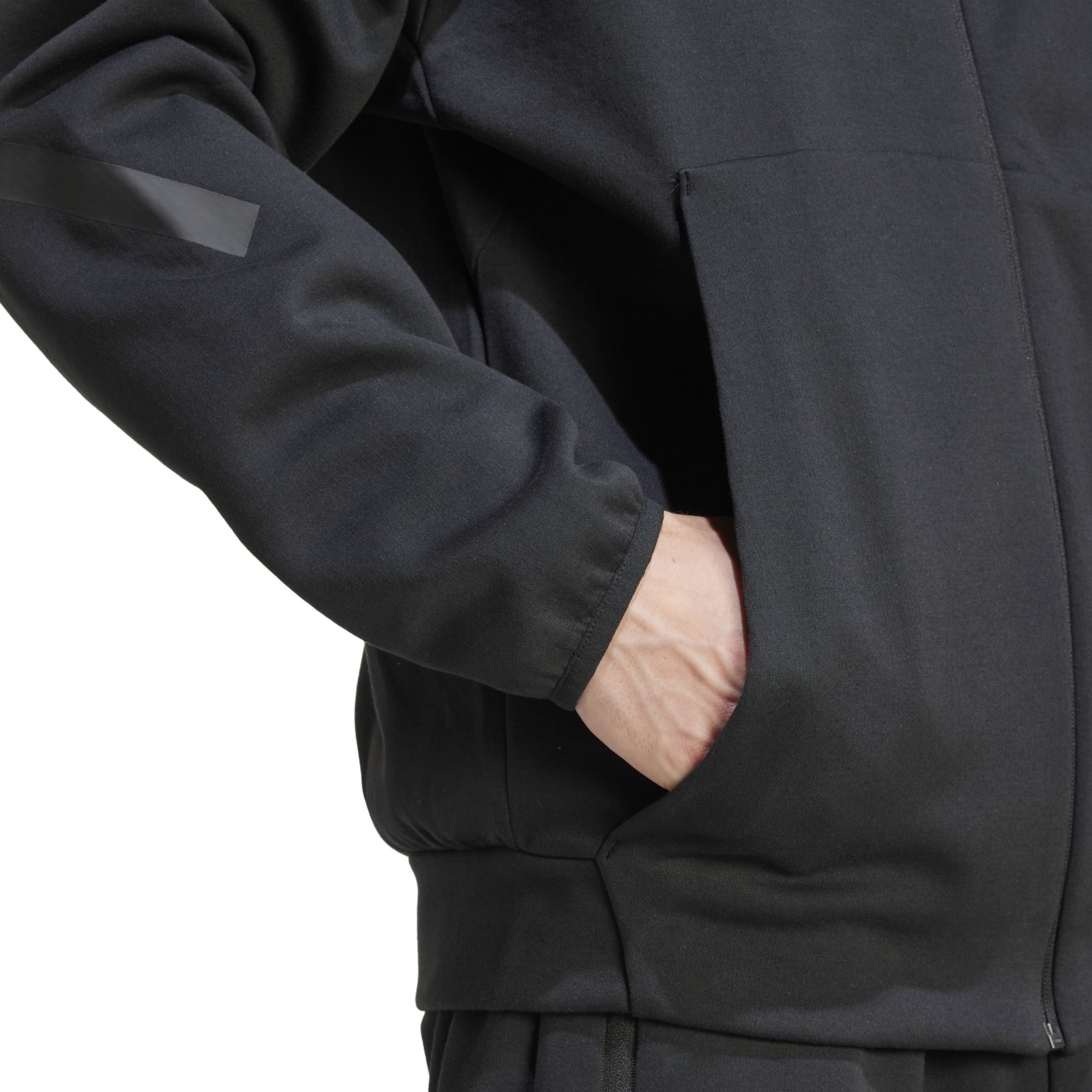 adidas Men's Z.N.E. Full-Zip Hooded Fleece Jacket product image