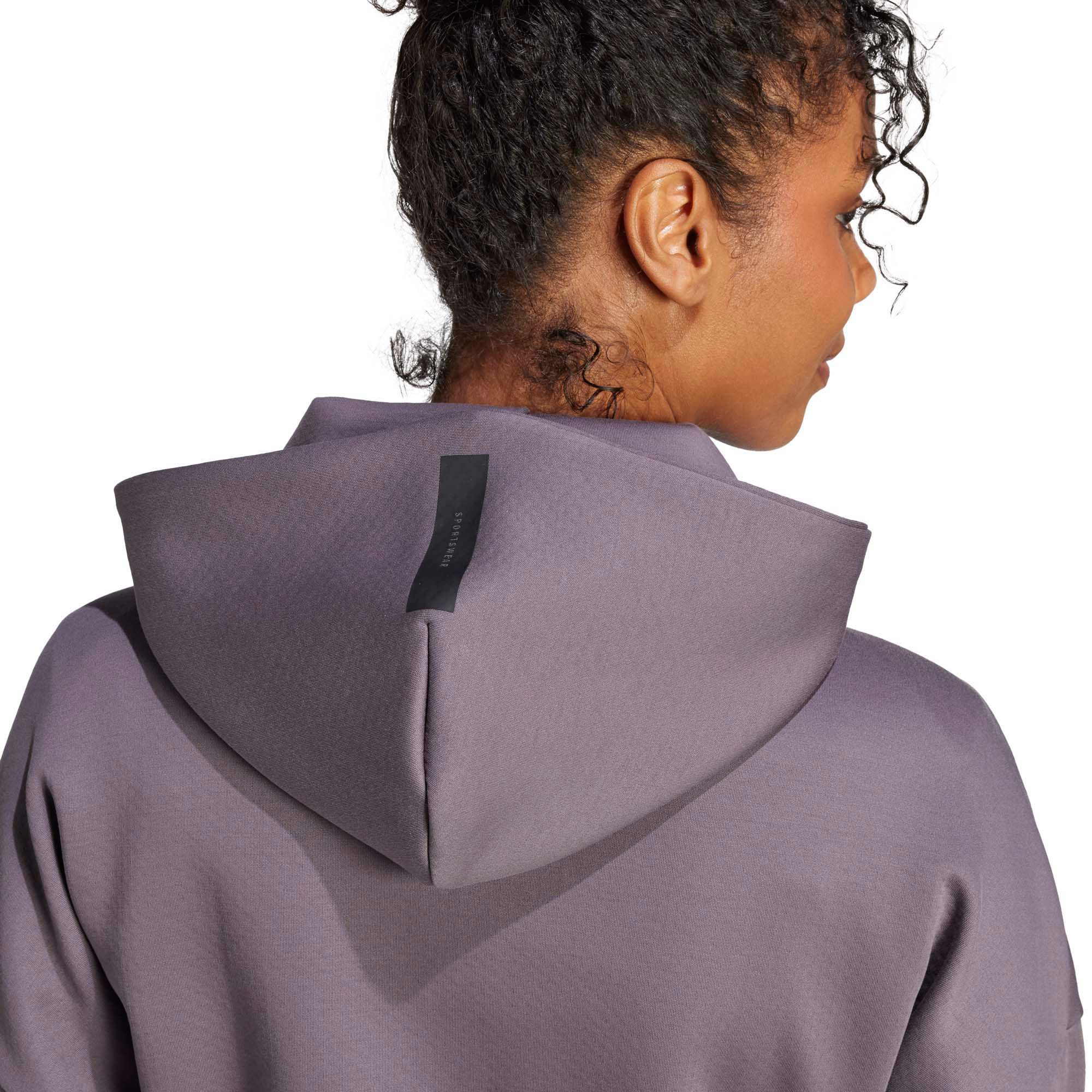 adidas Women's Z.N.E. Full-Zip Hooded Fleece Jacket product image