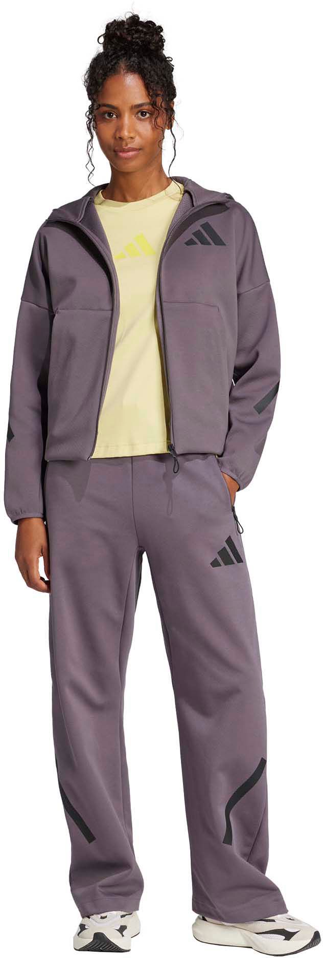 adidas Women's Z.N.E. Full-Zip Hooded Fleece Jacket product image