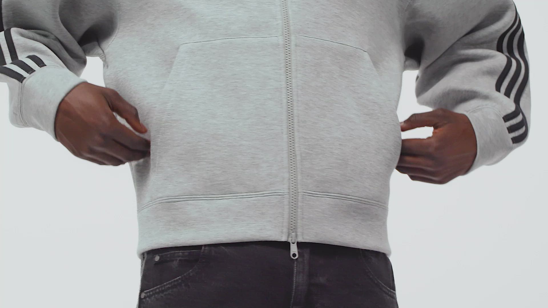 adidas Men's Adicolor Oversized Full-Zip Hoodie product