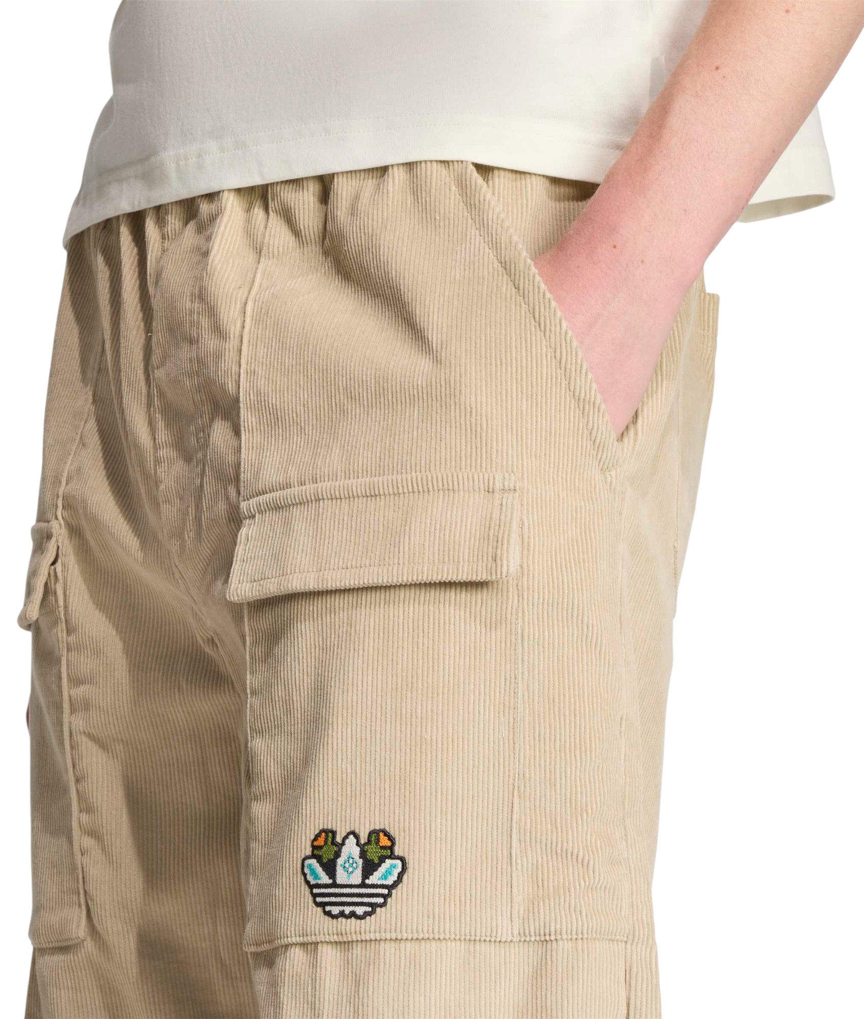 adidas Men's Corduroy Monogram Cargo Pants product image
