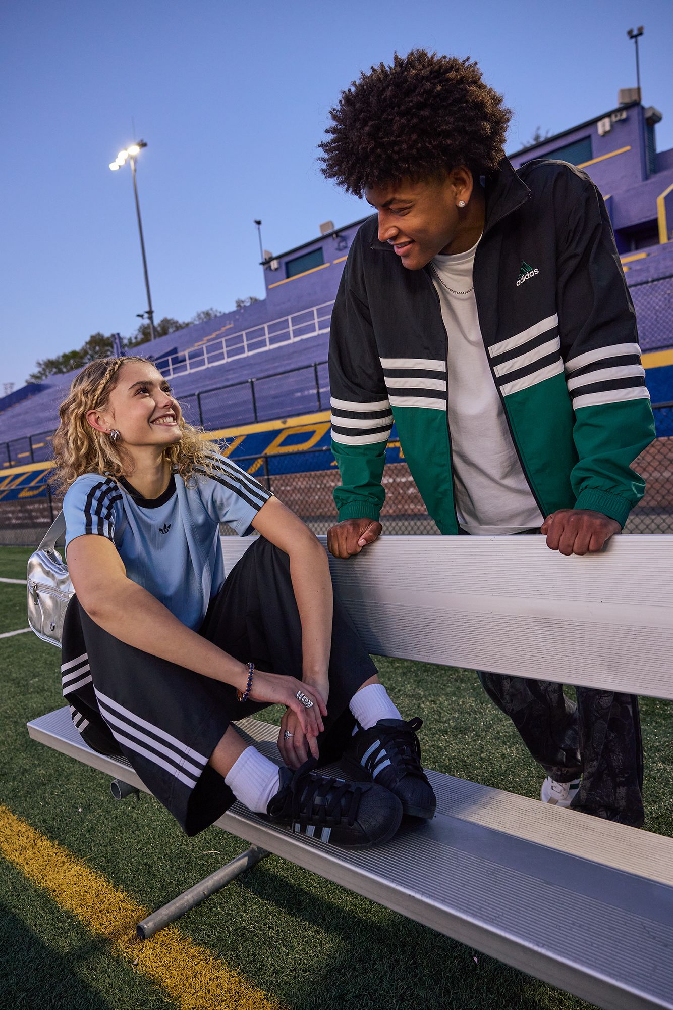 adidas Originals Women's Adicolor Football Jacquard T-Shirt product image