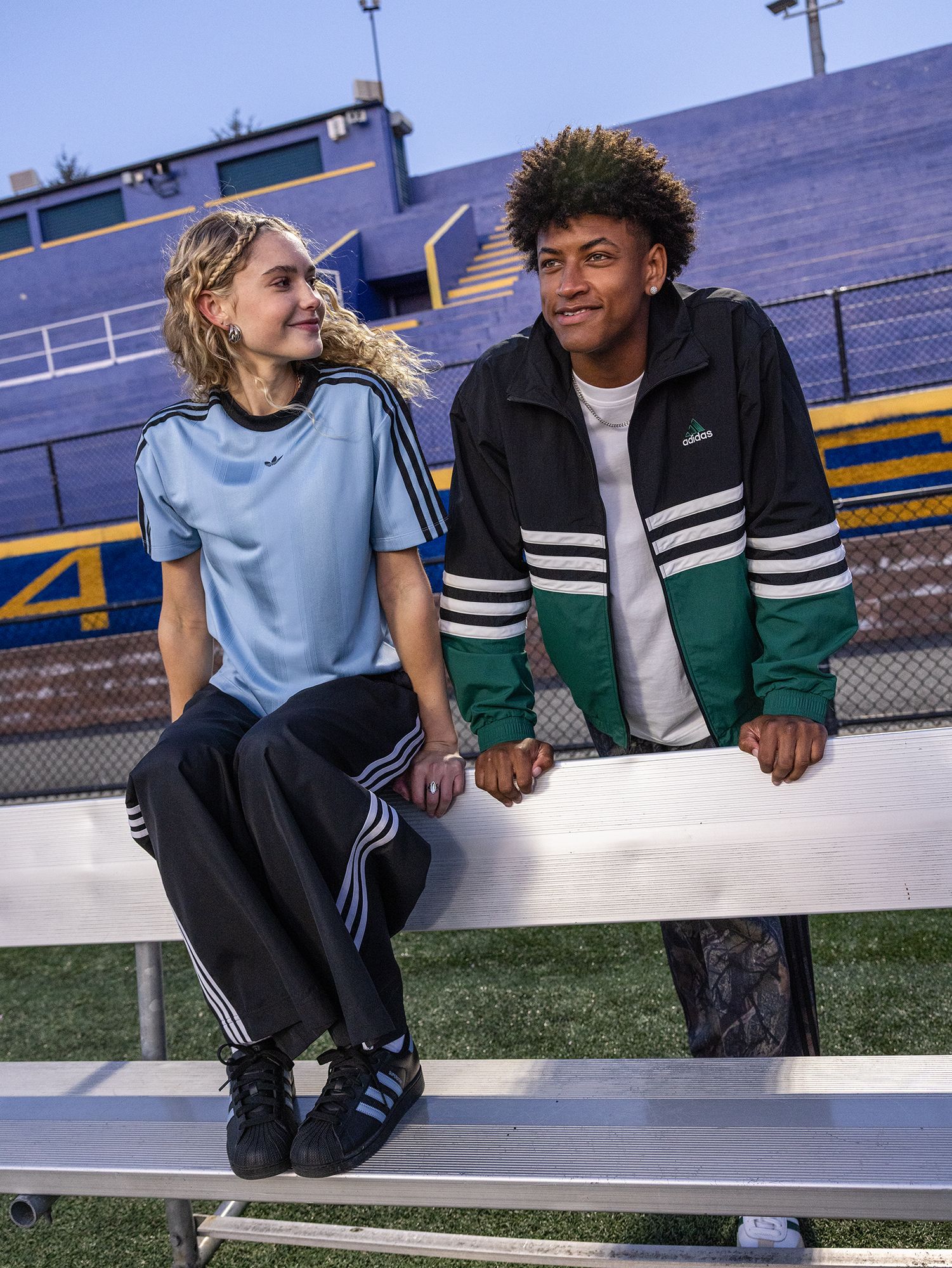 adidas Originals Women's Adicolor Football Jacquard T-Shirt product image