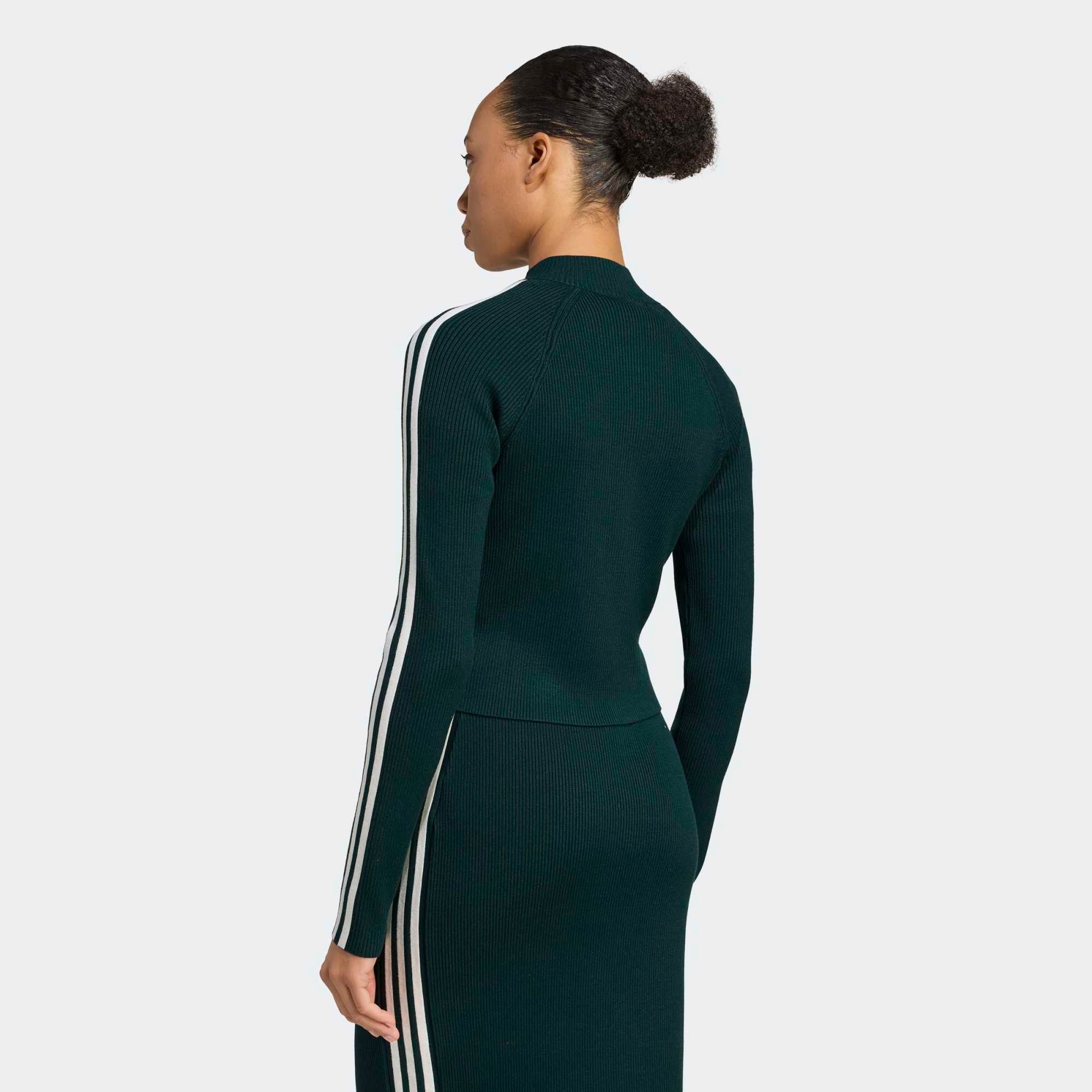 adidas Originals Women's Adicolor 3-Stripes Slim Knit Track Top product image