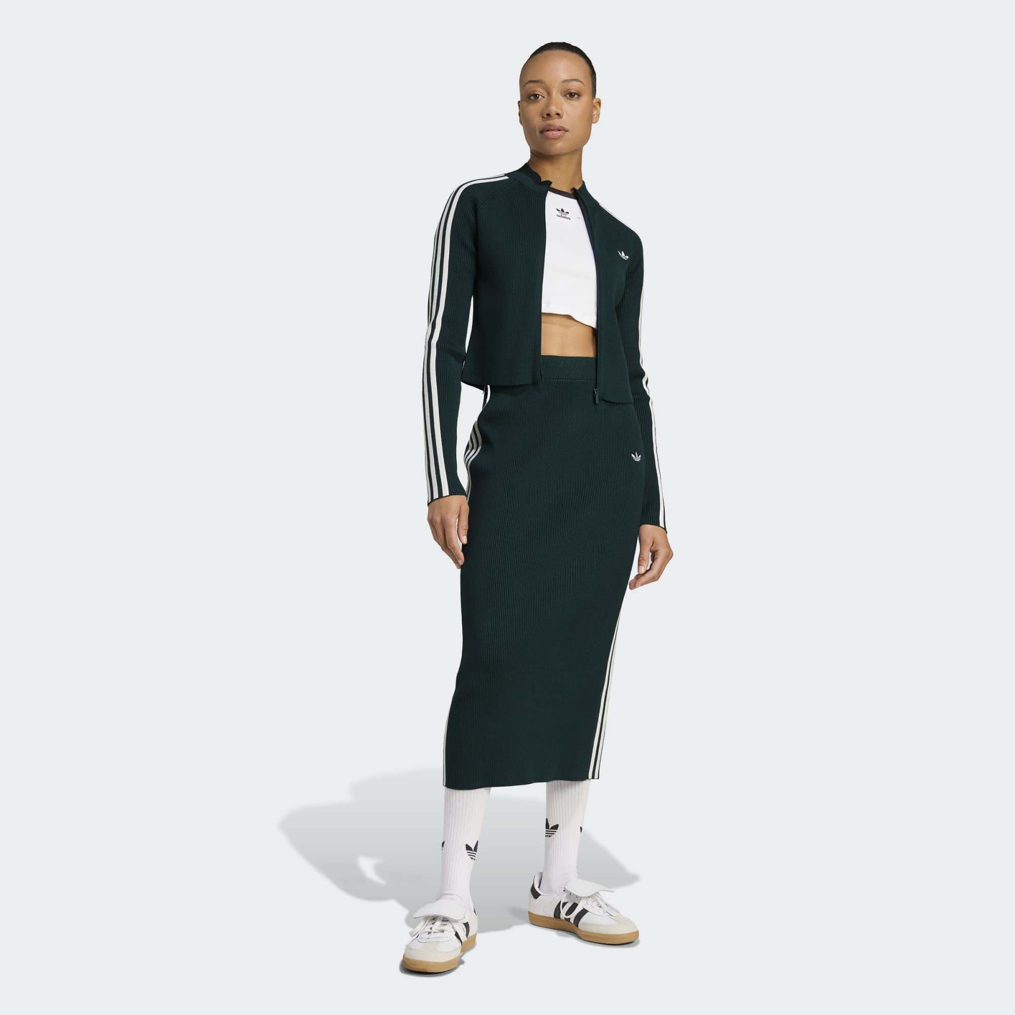 adidas Originals Women's Adicolor 3-Stripes Slim Knit Track Top product image