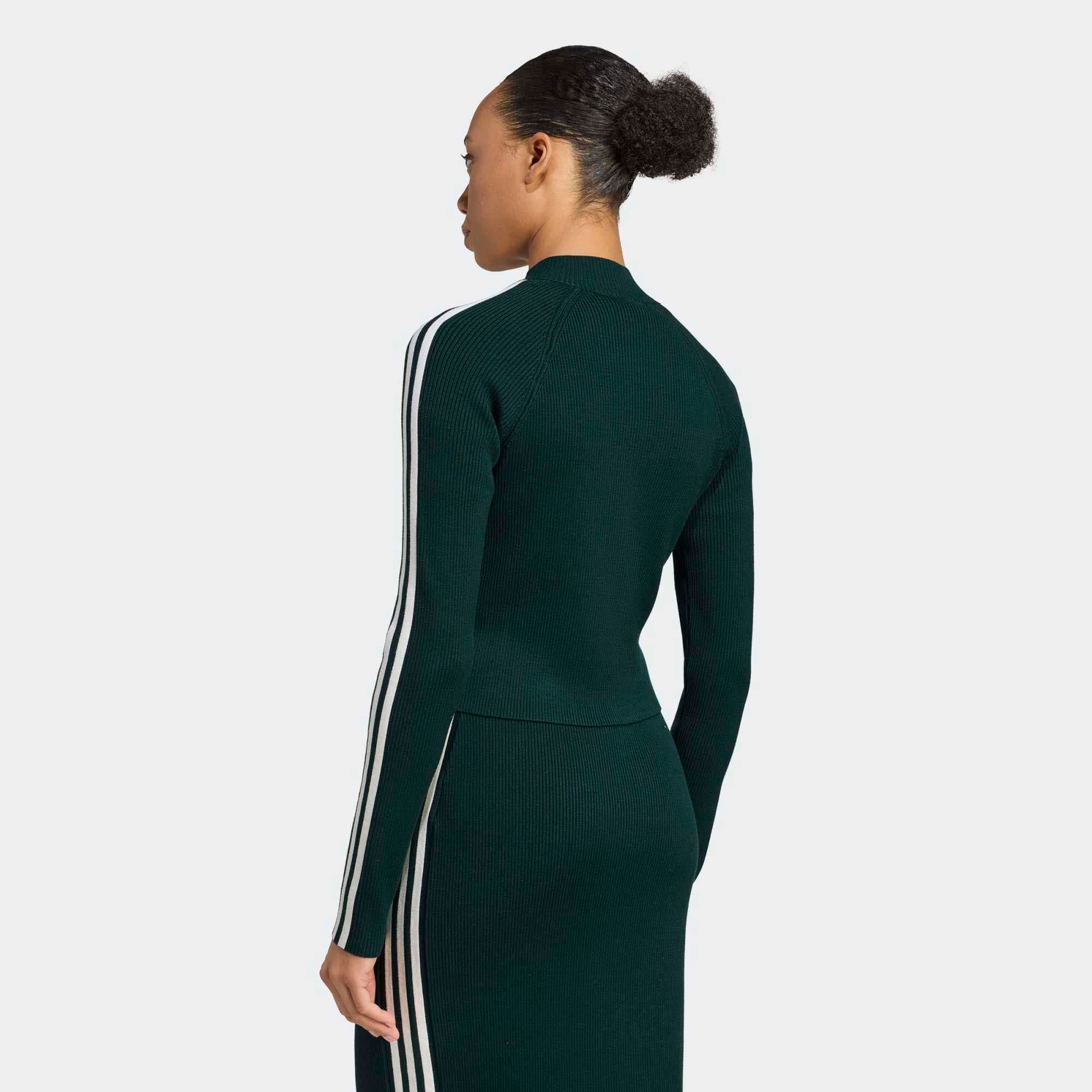 adidas Originals Women's Adicolor 3-Stripes Slim Knit Track Top product image