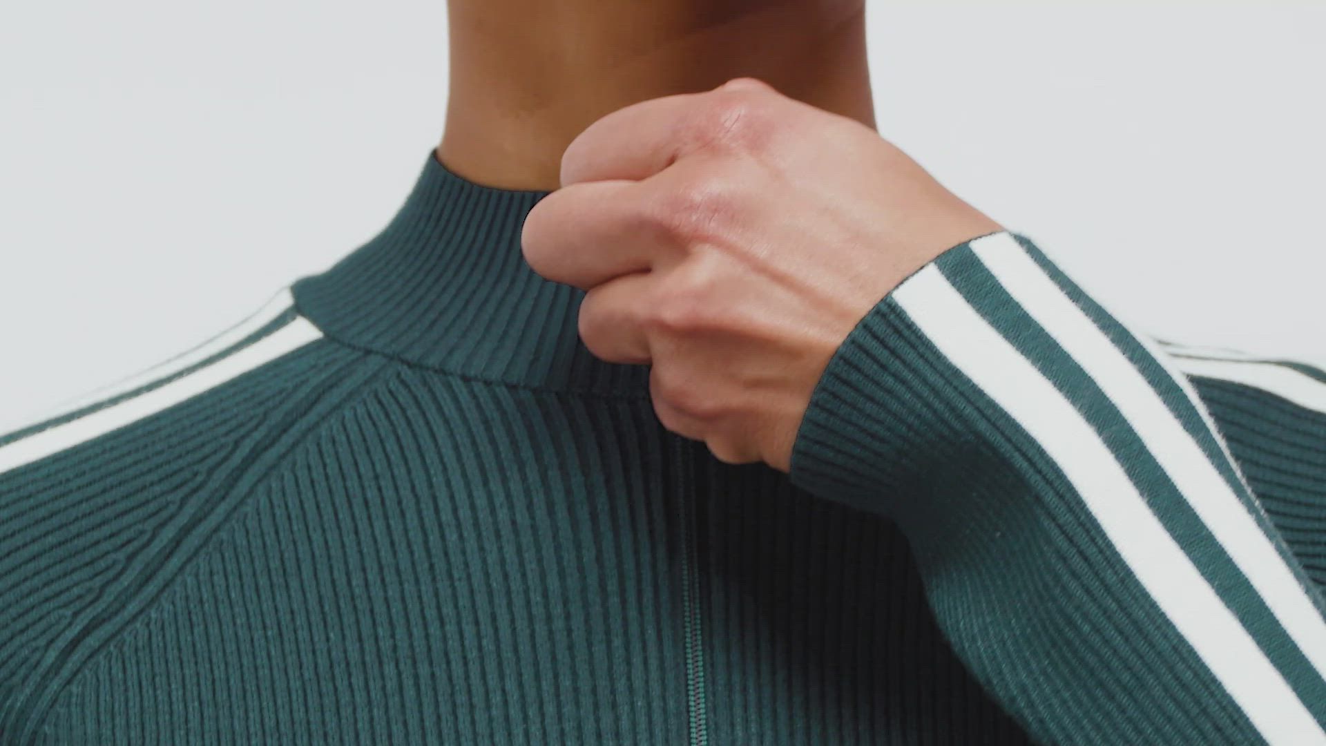 adidas Originals Women's Adicolor 3-Stripes Slim Knit Track Top product