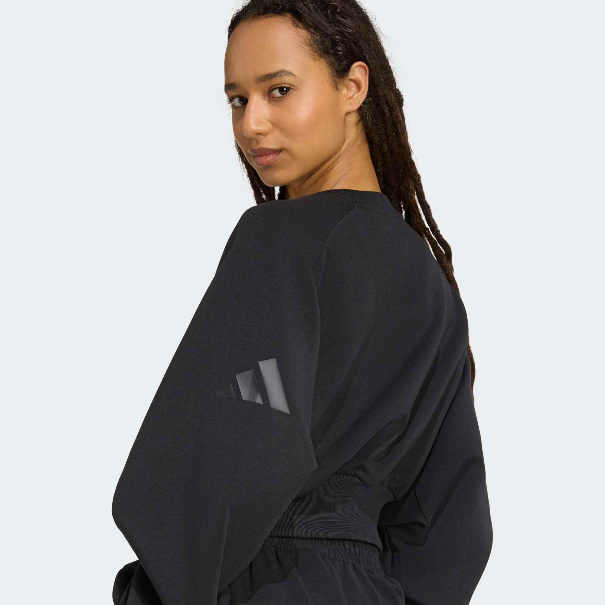 adidas Women's Soft Lux Loose Sweatshirt product image