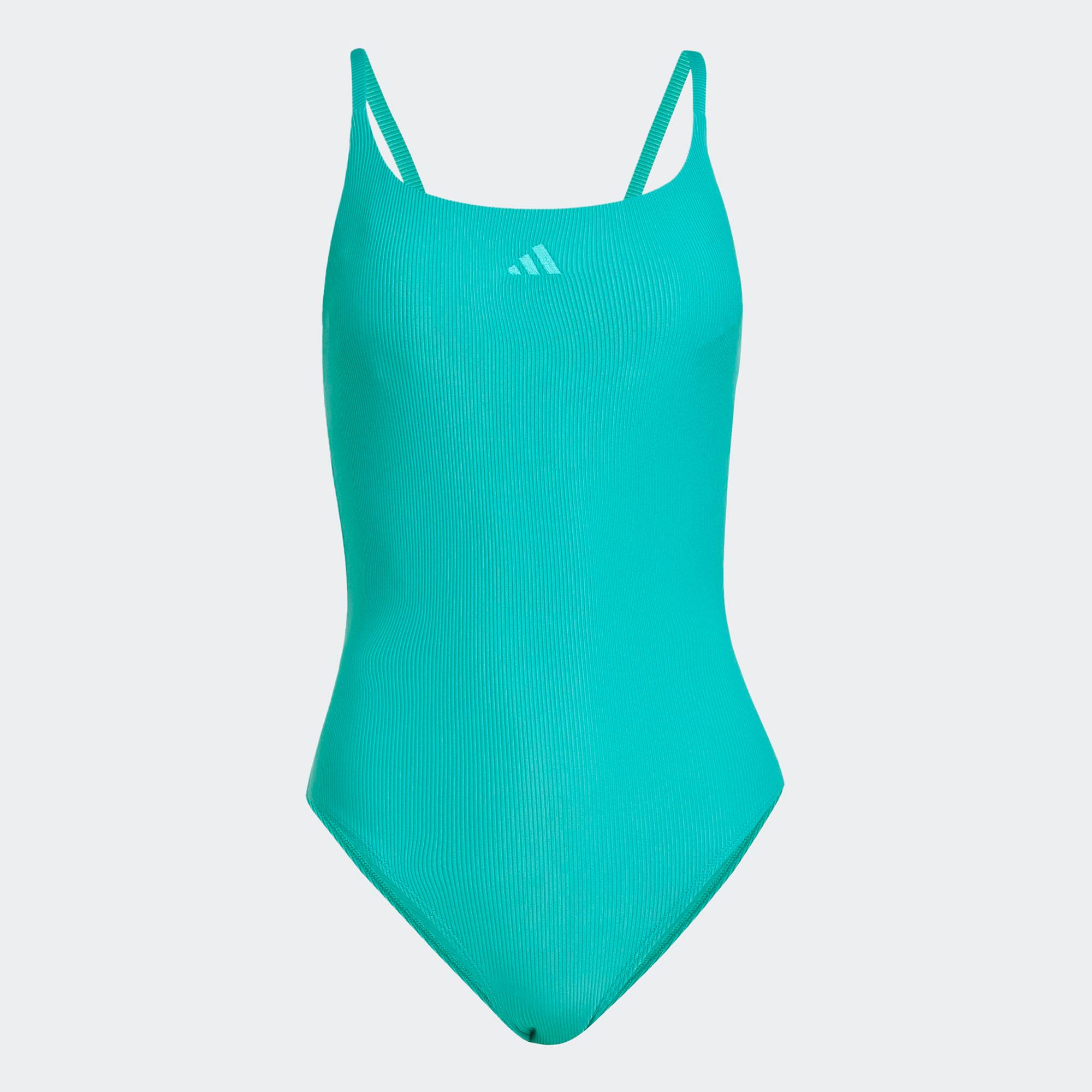 adidas Women's Iconisea Ribbed Padded Thin Straps Swimsuit product image