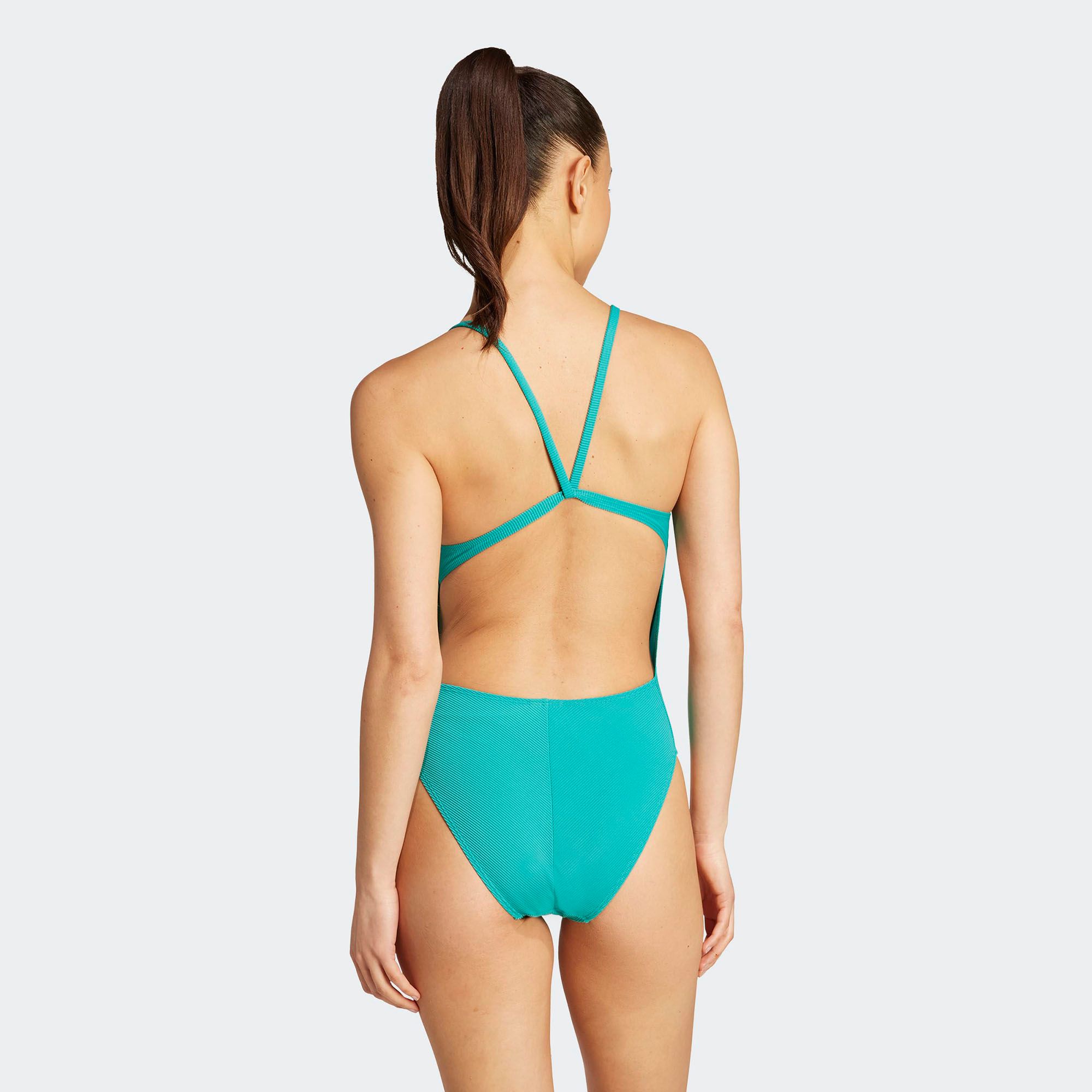 adidas Women's Iconisea Ribbed Padded Thin Straps Swimsuit product image