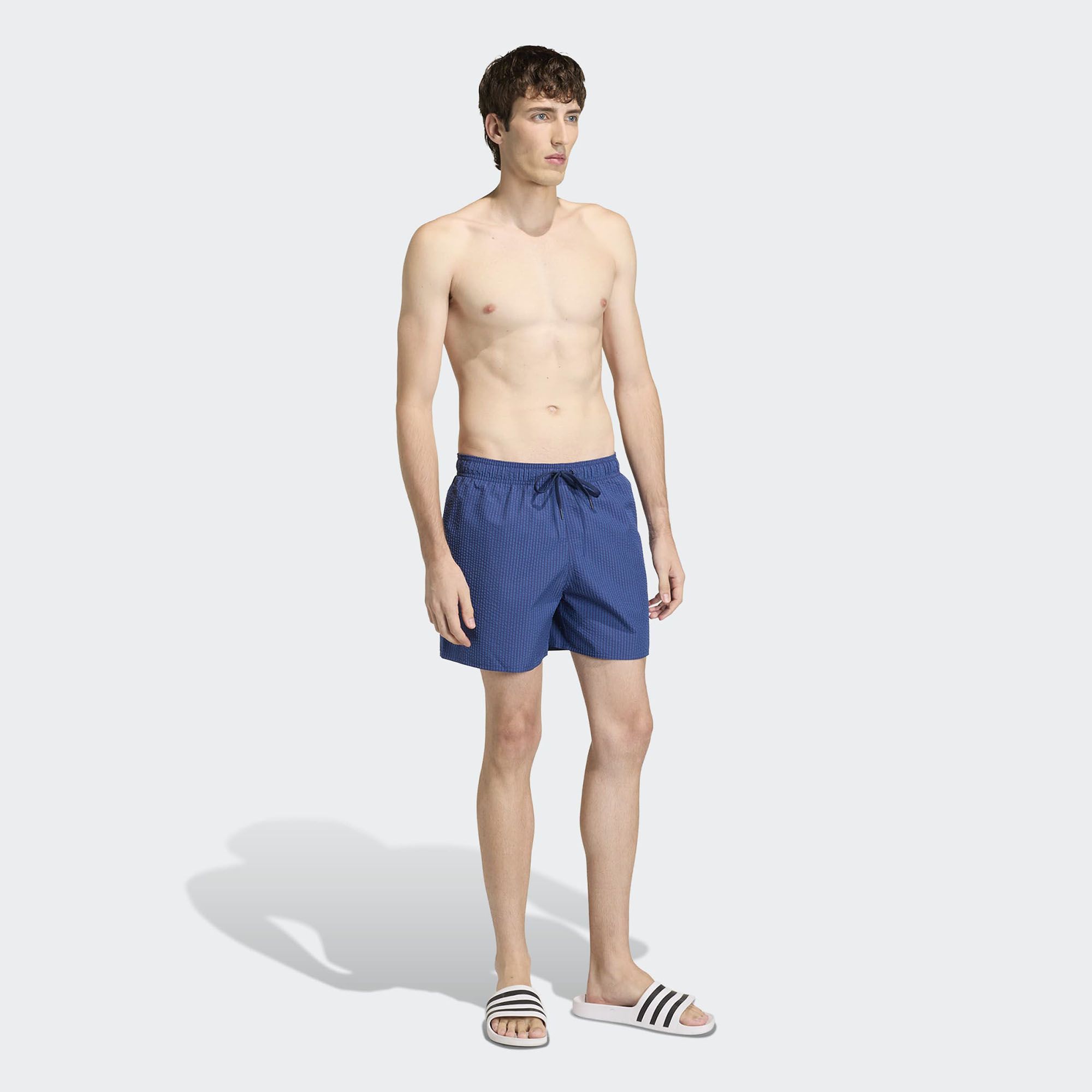 adidas Men's Seersucker Stripy Swim 5" Swim Trunks product image