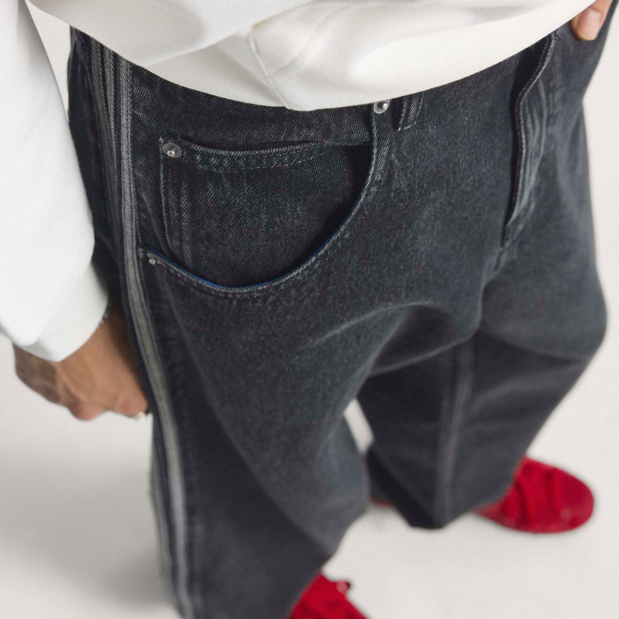 adidas Originals Men's Denim Firebird Pants product image
